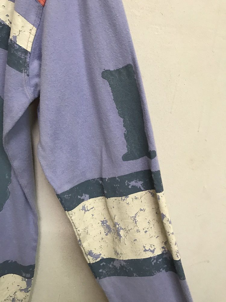 Vintage Vintage IXI:Z Japan Spell Out Abstract Striped Shirt Size US M / EU 48-50 / 2 - 11 Thumbnail