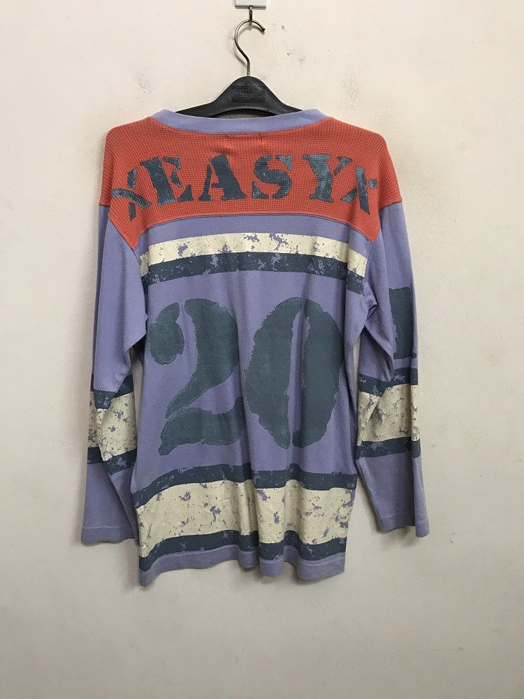 Vintage Vintage IXI:Z Japan Spell Out Abstract Striped Shirt Size US M / EU 48-50 / 2 - 8 Thumbnail