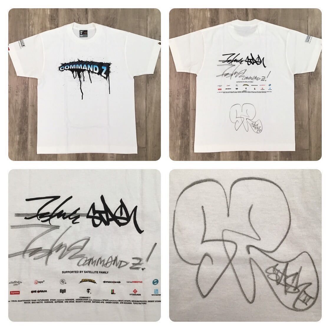 🔥Autographed by futura stash🔥 command z T-shirt BAPE
