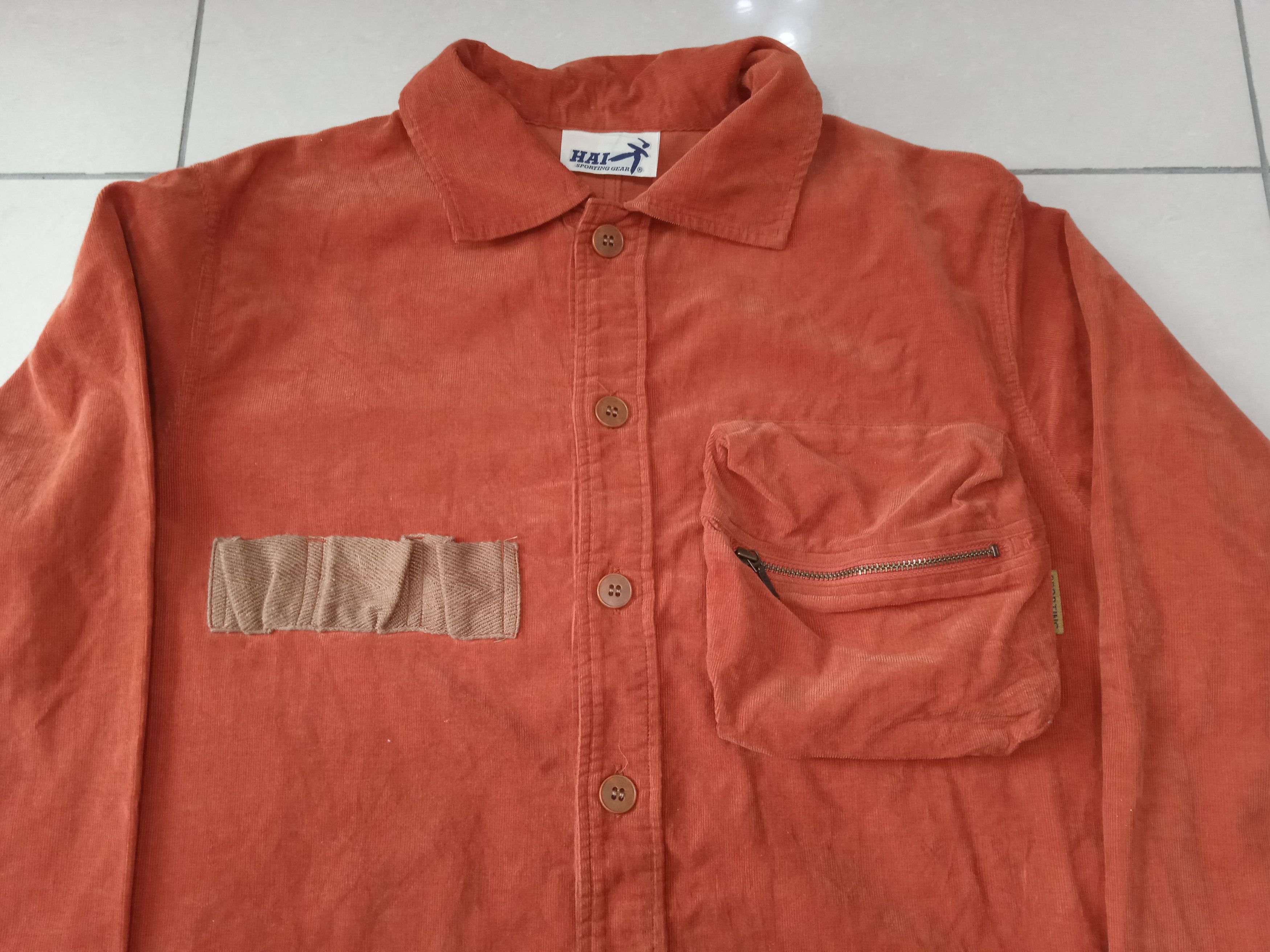 Issey Miyake Hai Sporting Gear Cargo Pocket Corduroy Shirt Jacket Size US XL / EU 56 / 4 - 3 Thumbnail