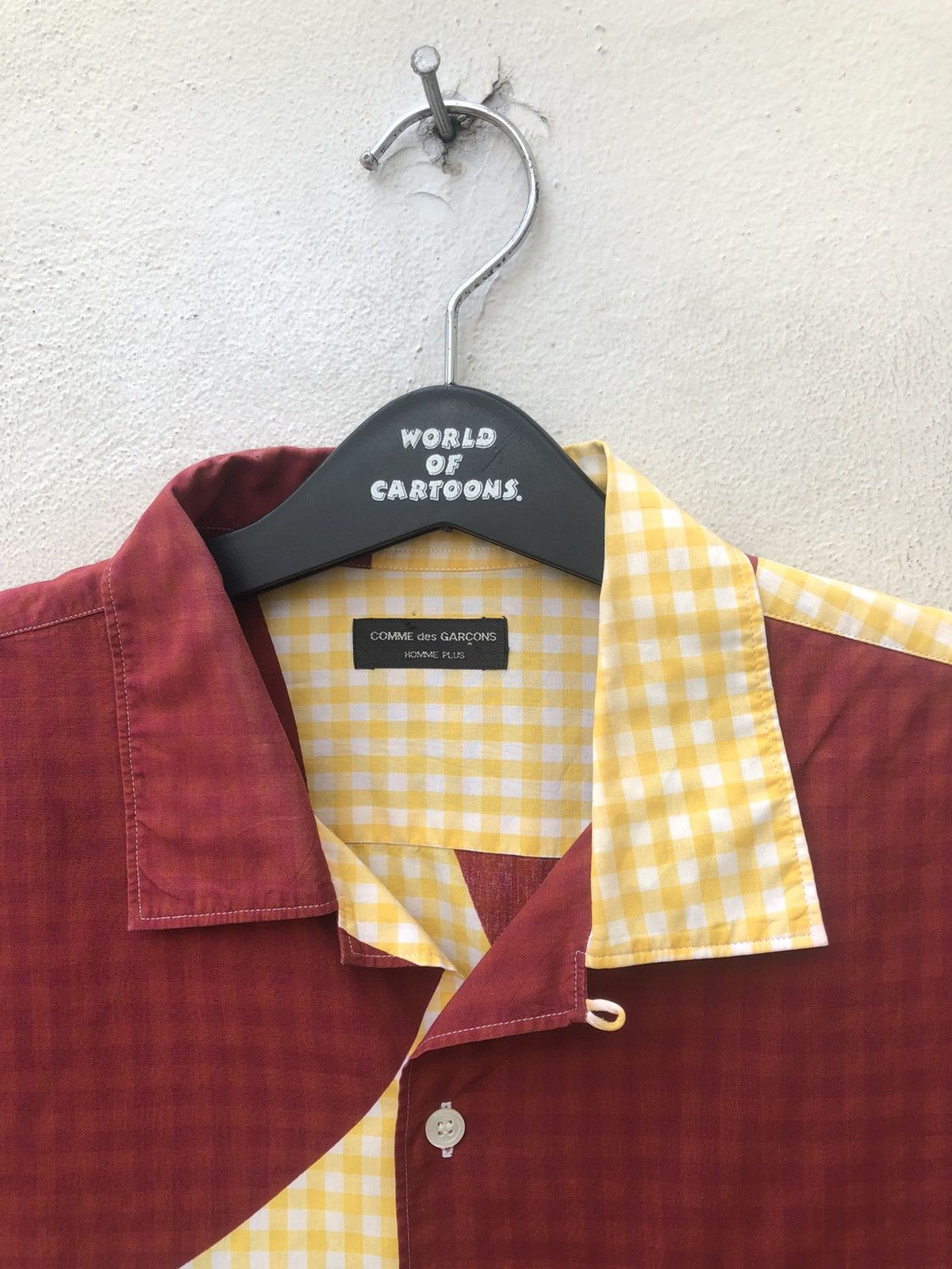 Comme des Garcons Homme Plus AD2001 CDGHP Japan 2001 Camp Collar Psychedelic Shirt Size US M / EU 48-50 / 2 - 4 Thumbnail
