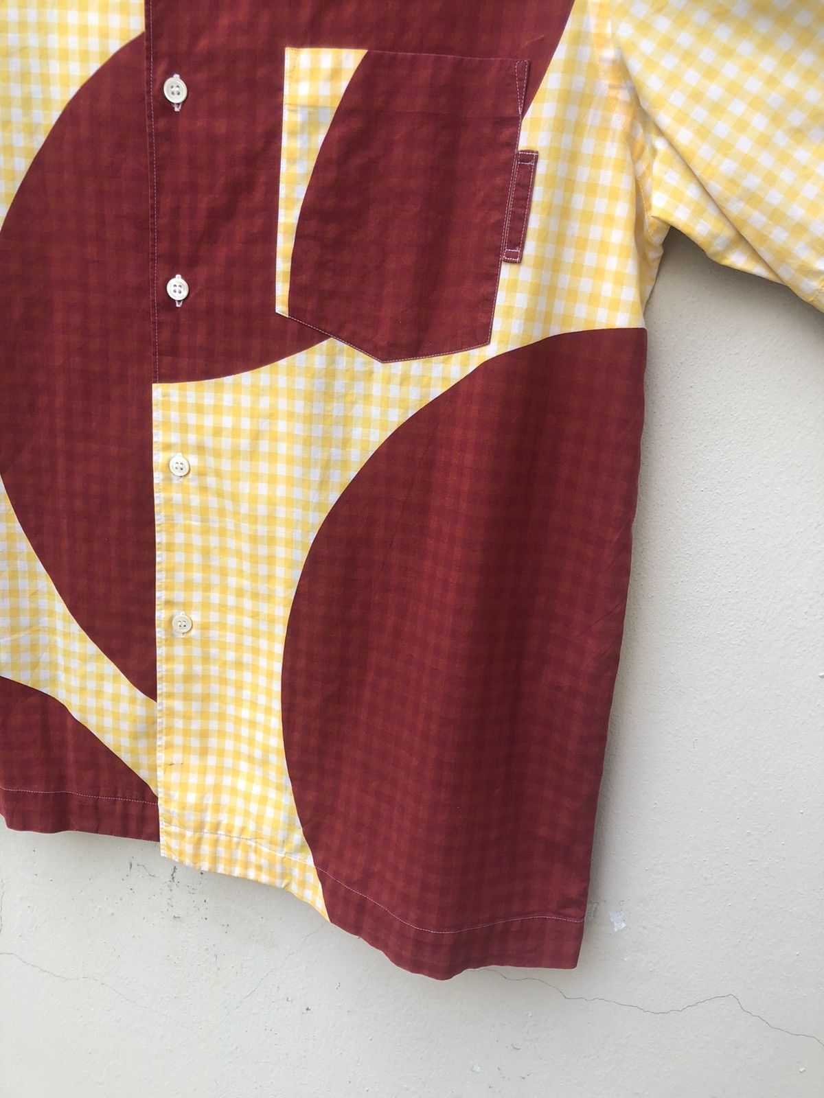 Comme des Garcons Homme Plus AD2001 CDGHP Japan 2001 Camp Collar Psychedelic Shirt Size US M / EU 48-50 / 2 - 7 Thumbnail