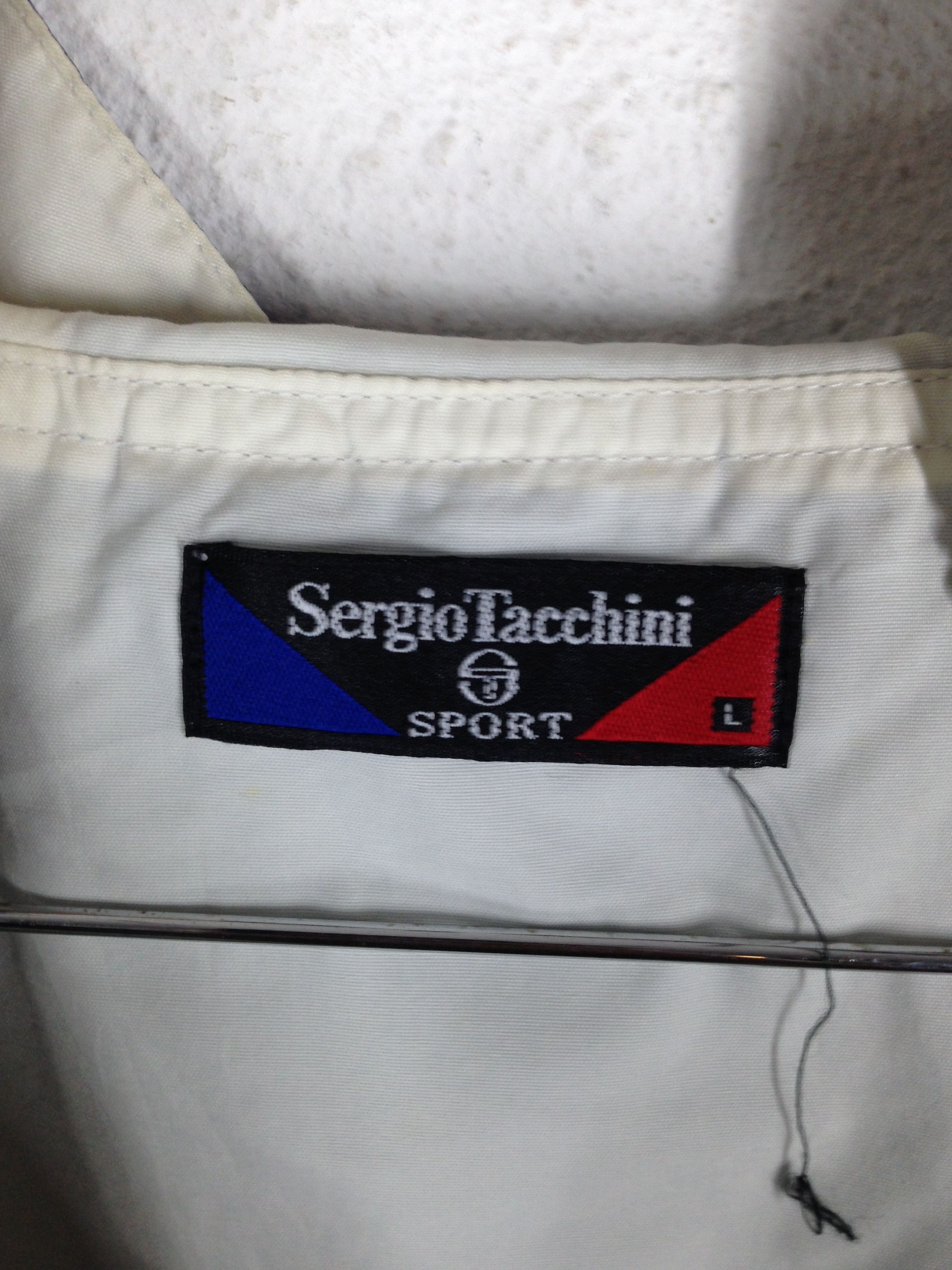 Sergio Tacchini Rare Design Vintage Sergio Tacchini Sport Big Logo Jacket Size US L / EU 52-54 / 3 - 6 Thumbnail