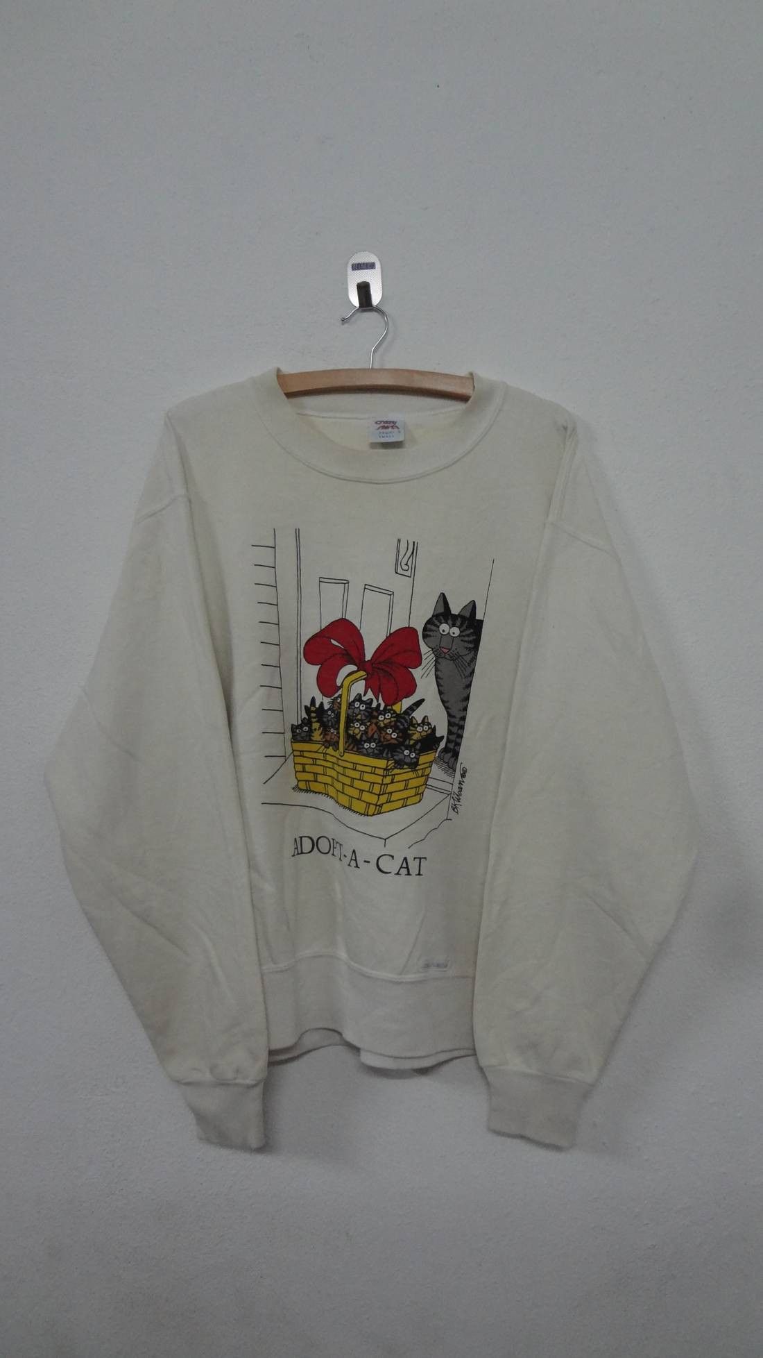Other Crazy Shirts Sweatshirt Big Logo Print Of A Cat Crewneck Size US S / EU 44-46 / 1 - 1 Thumbnail