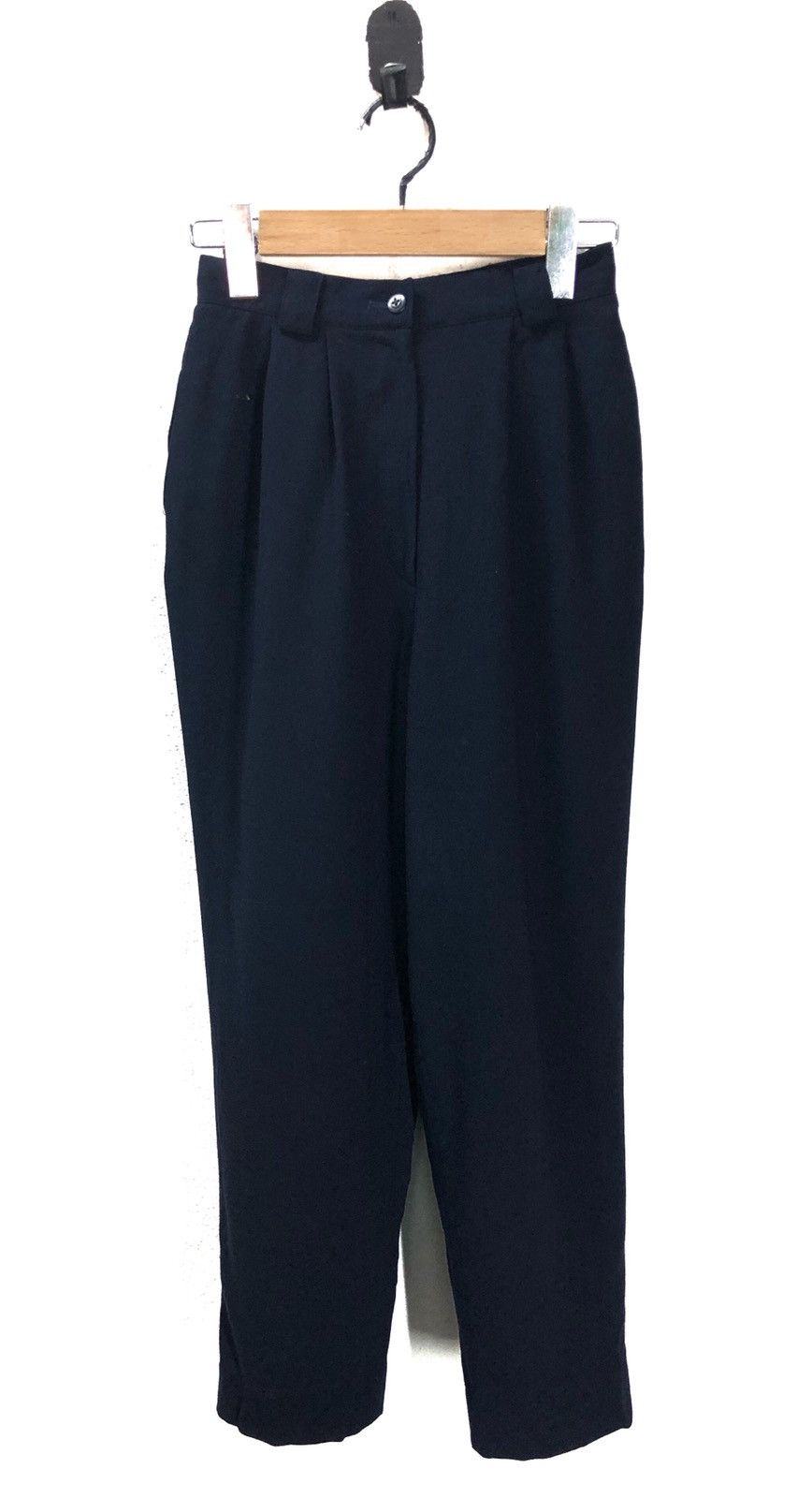 image of Burberry’S Pants Formal Burberry Dress Pant in Navy Blue, Men's (Size 26)