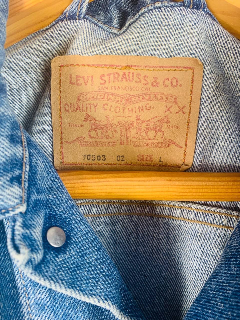 Levi's Levi's Vintage Clothing Jacket denim blue L Size US L / EU 52-54 / 3 - 8 Thumbnail