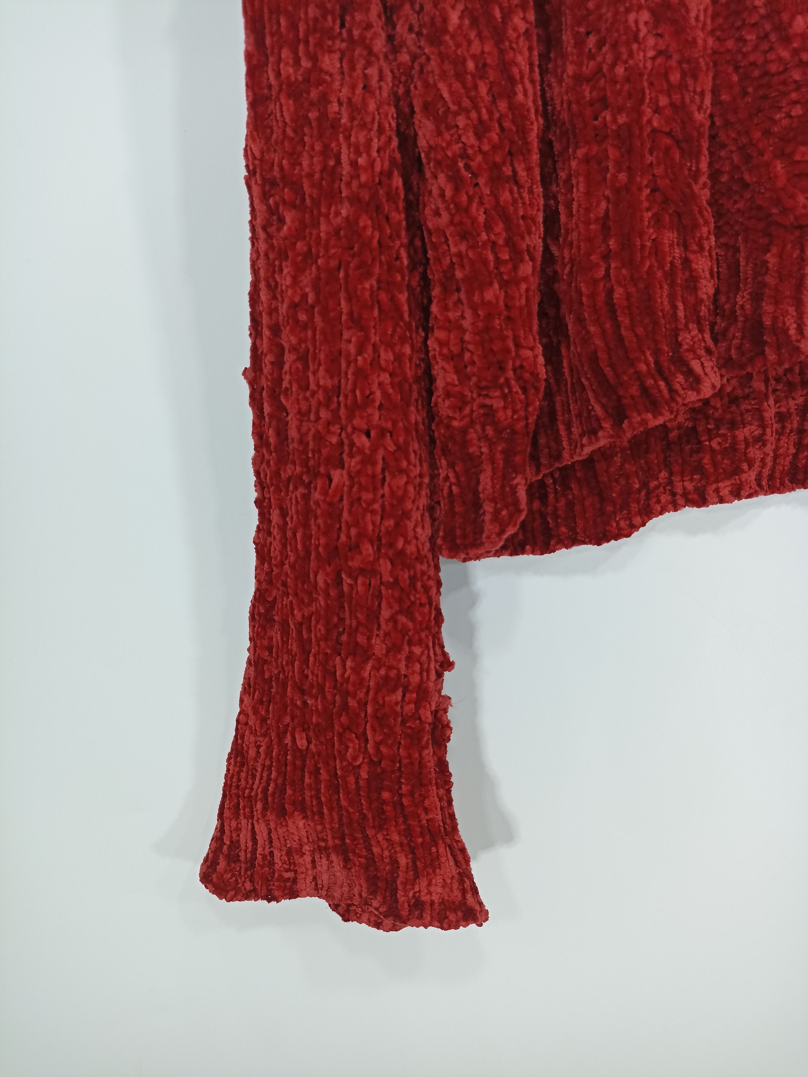 Designer × Homespun Knitwear × Japanese Brand Kastane Flared Sleeve Croped Sweater Size US M / EU 48-50 / 2 - 2 Thumbnail