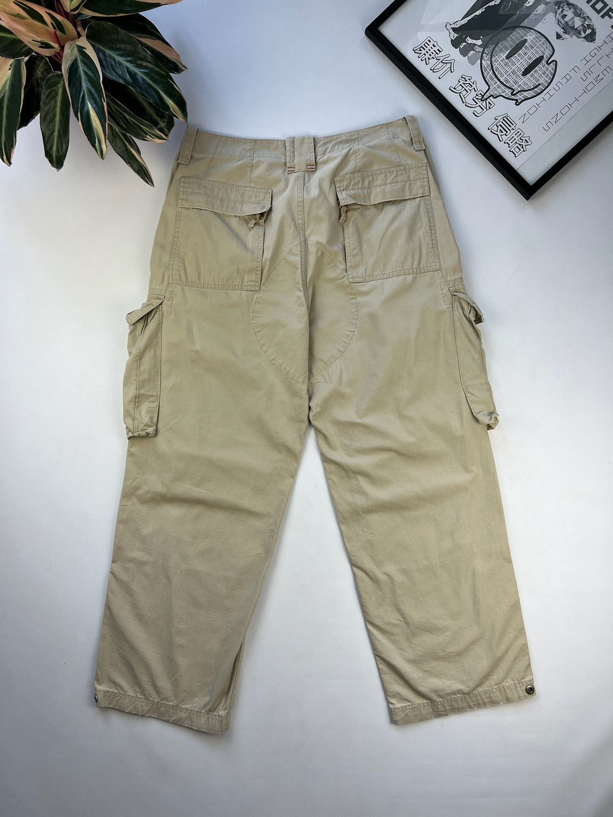 Gap VINTAGE Y2K GAP AMAZING MILITARY LOOSE FIT CARGO PANTS Size US 34 / EU 50 - 4 Thumbnail