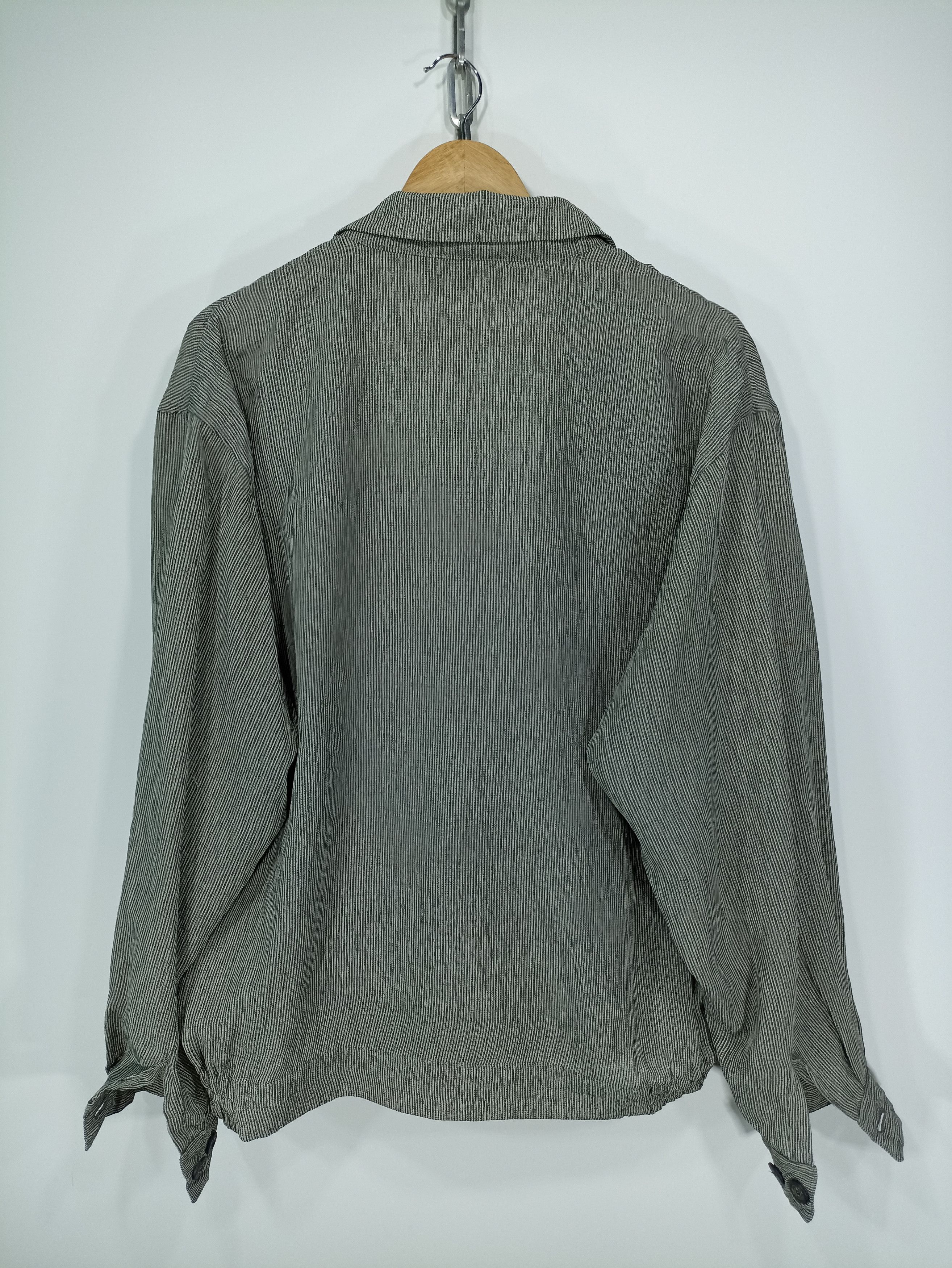 Japanese Brand × Vintage Vintage Hickory Stripe Cardigan jacket Size US L / EU 52-54 / 3 - 4 Thumbnail