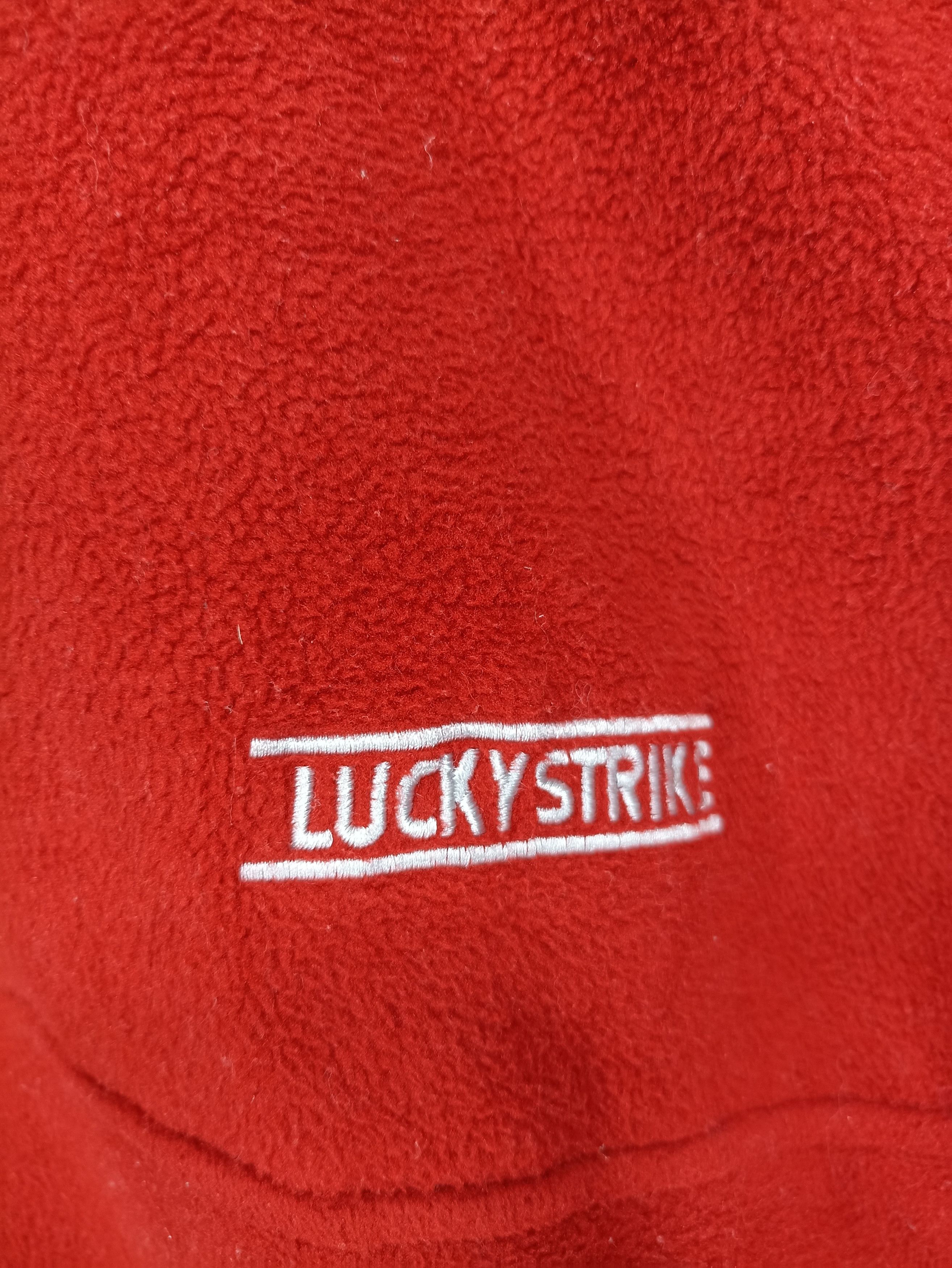 Japanese Brand × Vintage Vintage Lucky Strike Fleece Outdoor Sweatshirts Size US L / EU 52-54 / 3 - 3 Thumbnail