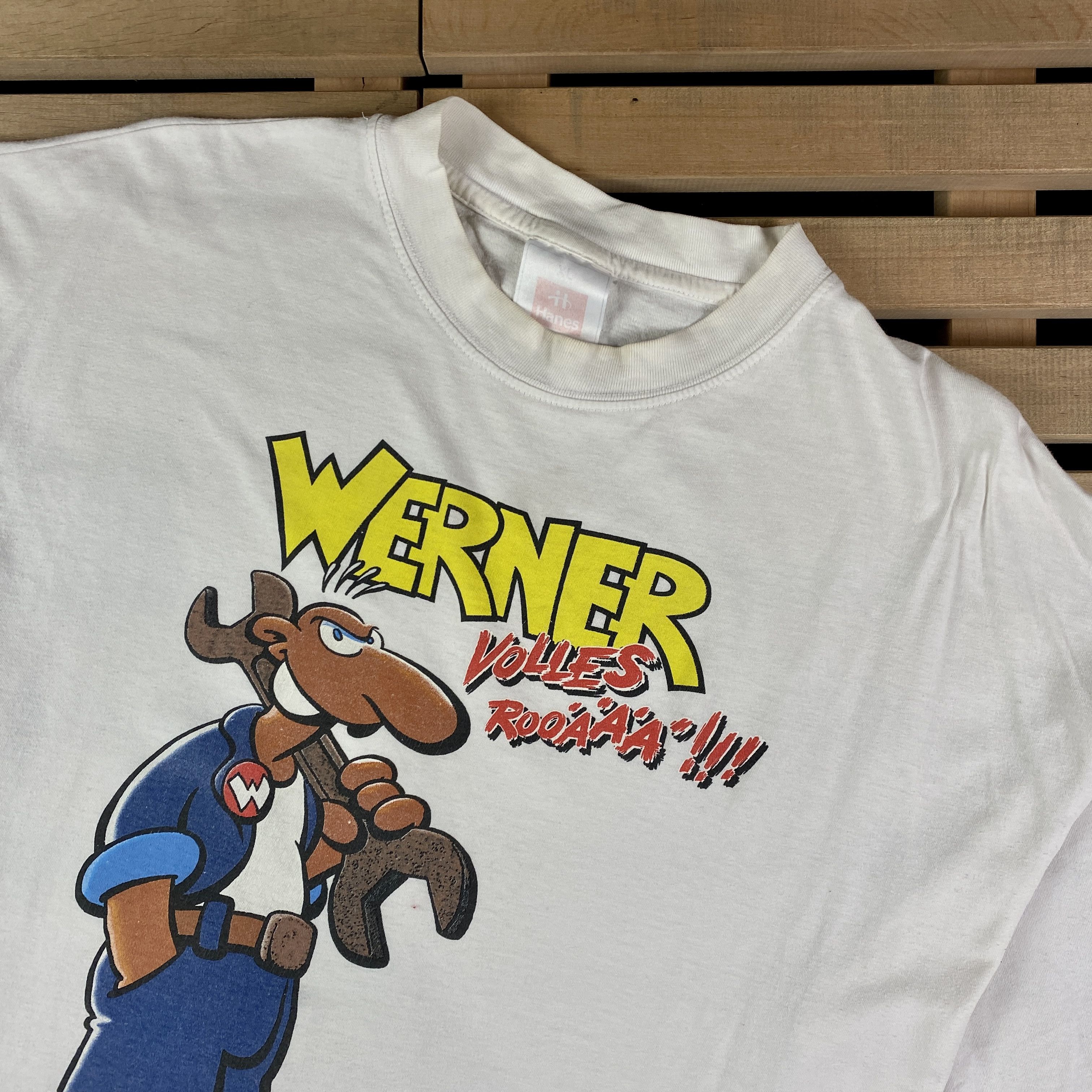Vintage × Warner Bros Mens Vintage T Shirt Werner Bros Size XL 00s Size US XL / EU 56 / 4 - 2 Thumbnail