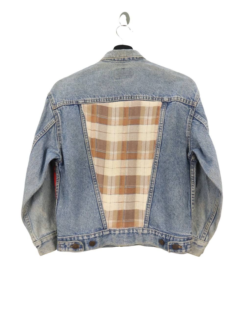 Levi's × Vintage Levis ReMade Rebuild Rework Patchwork Denim Jacket Size US S / EU 44-46 / 1 - 2 Thumbnail