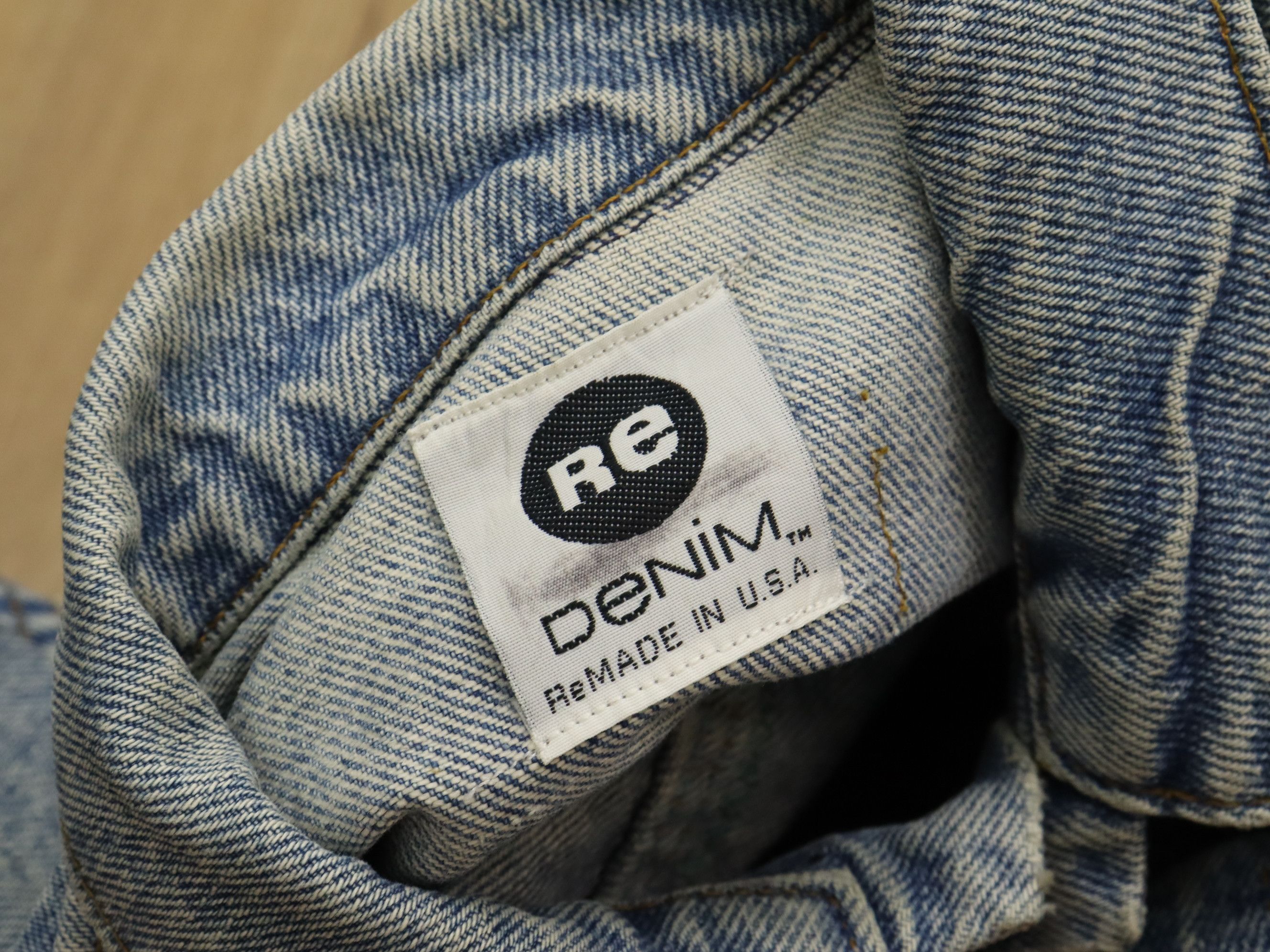 Levi's × Vintage Levis ReMade Rebuild Rework Patchwork Denim Jacket Size US S / EU 44-46 / 1 - 16 Thumbnail