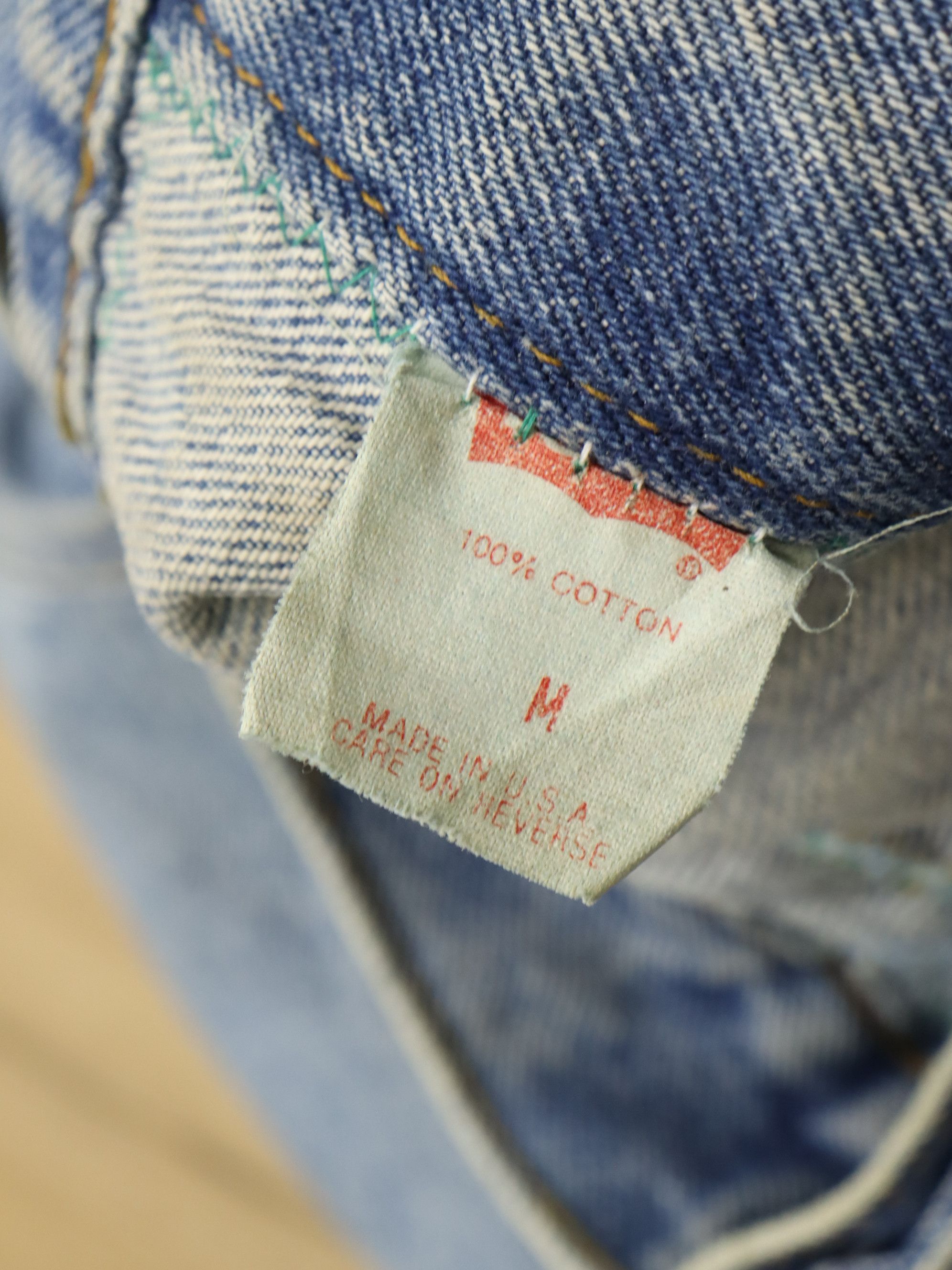 Levi's × Vintage Levis ReMade Rebuild Rework Patchwork Denim Jacket Size US S / EU 44-46 / 1 - 18 Thumbnail