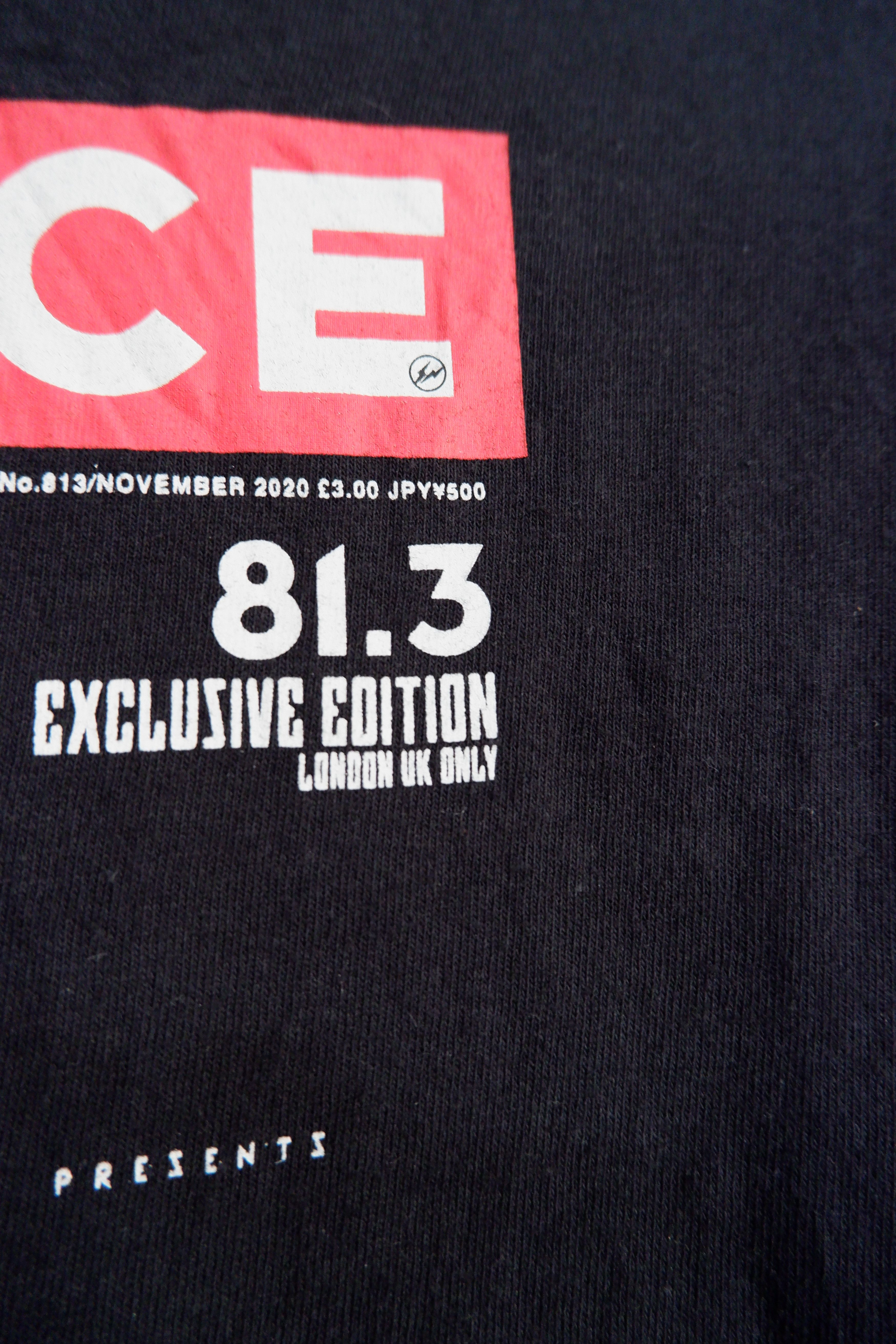 Fragment Design 🔥RARE SS20 Fragment Design The Face Exclusive London Tshirt Size US L / EU 52-54 / 3 - 7 Thumbnail