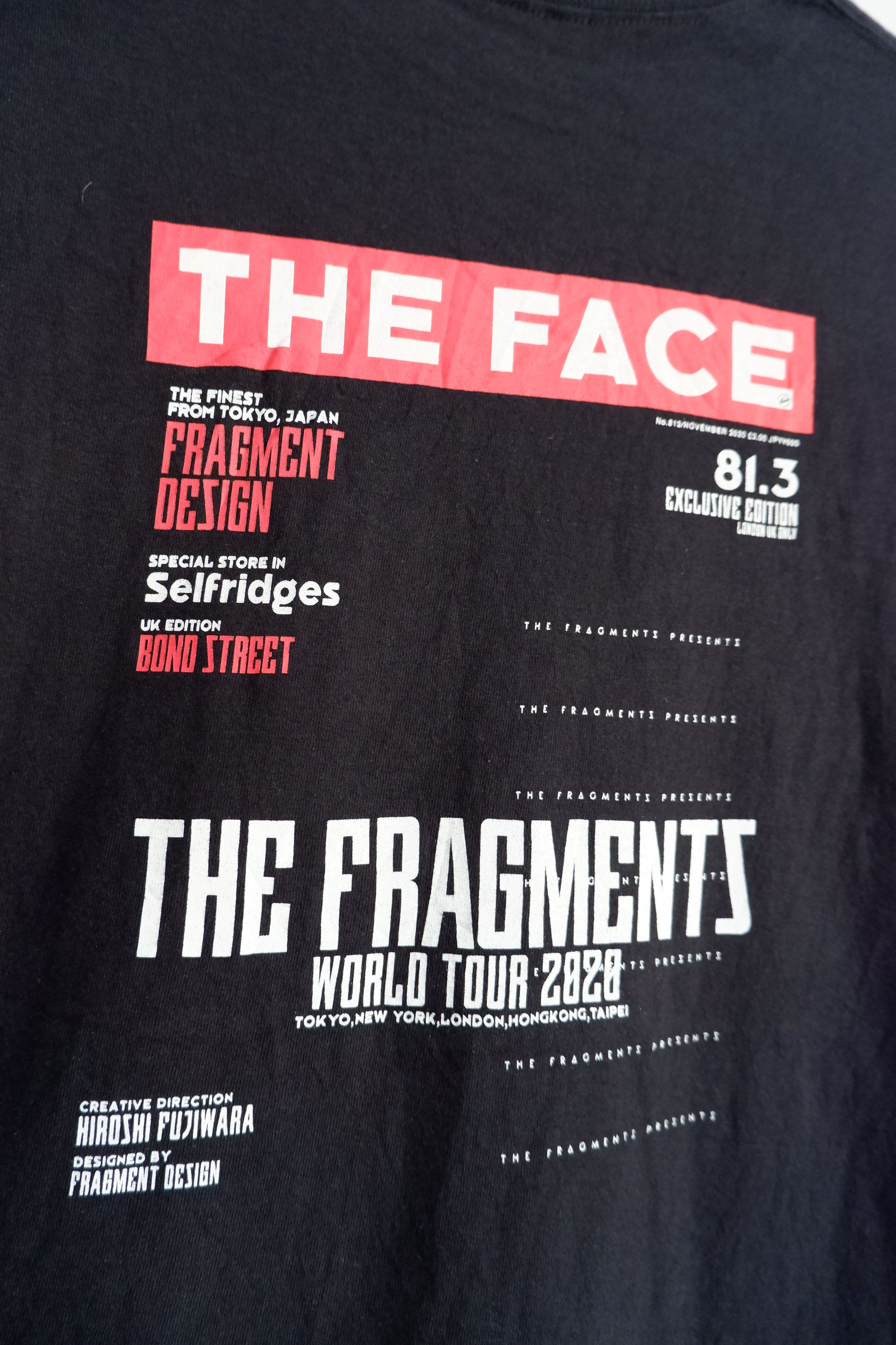 Fragment Design 🔥RARE SS20 Fragment Design The Face Exclusive London Tshirt Size US L / EU 52-54 / 3 - 3 Thumbnail