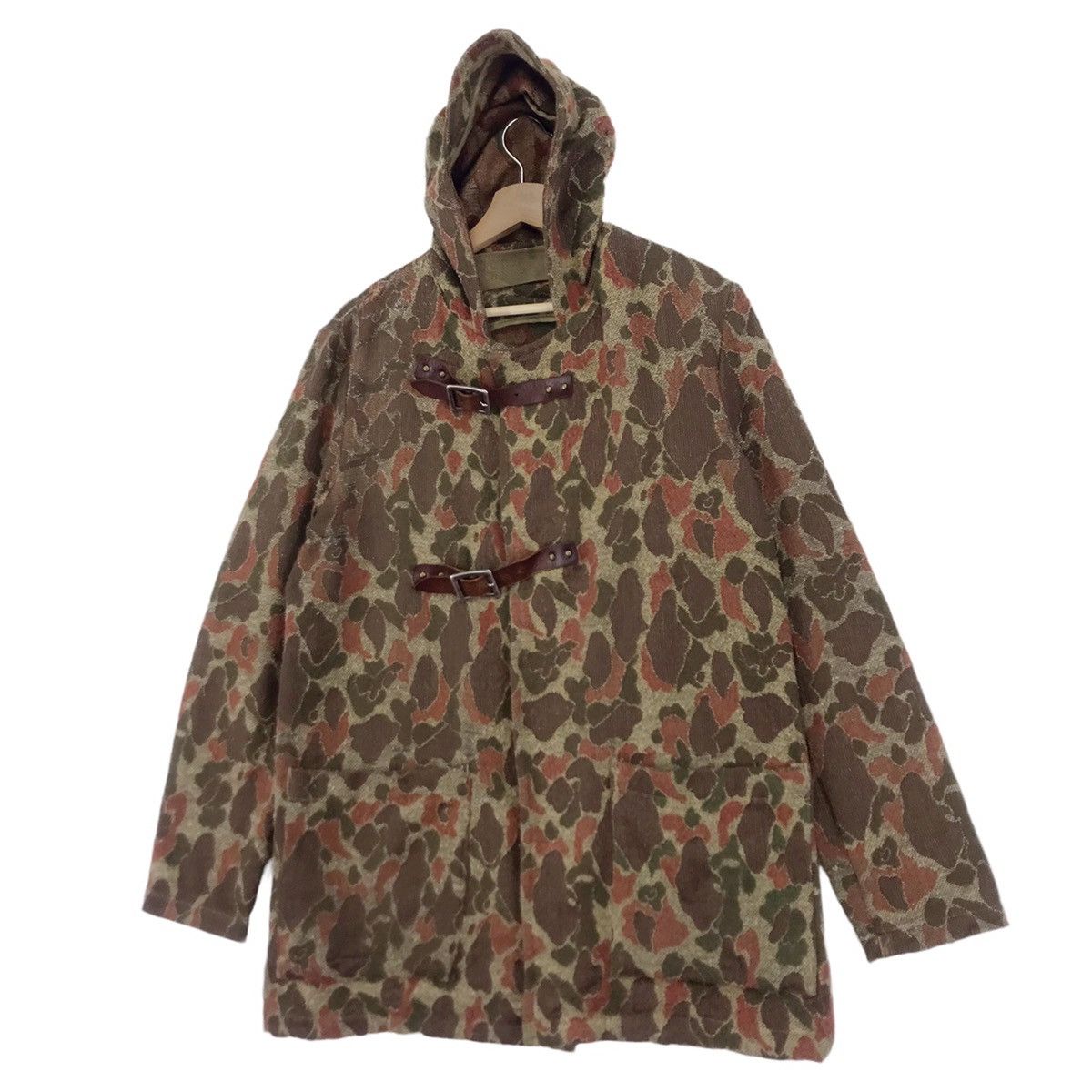URBAN RESEARCH DOORS Red Seal Distressed Duck Camo Wool Jacket Size US M / EU 48-50 / 2 - 2 Thumbnail