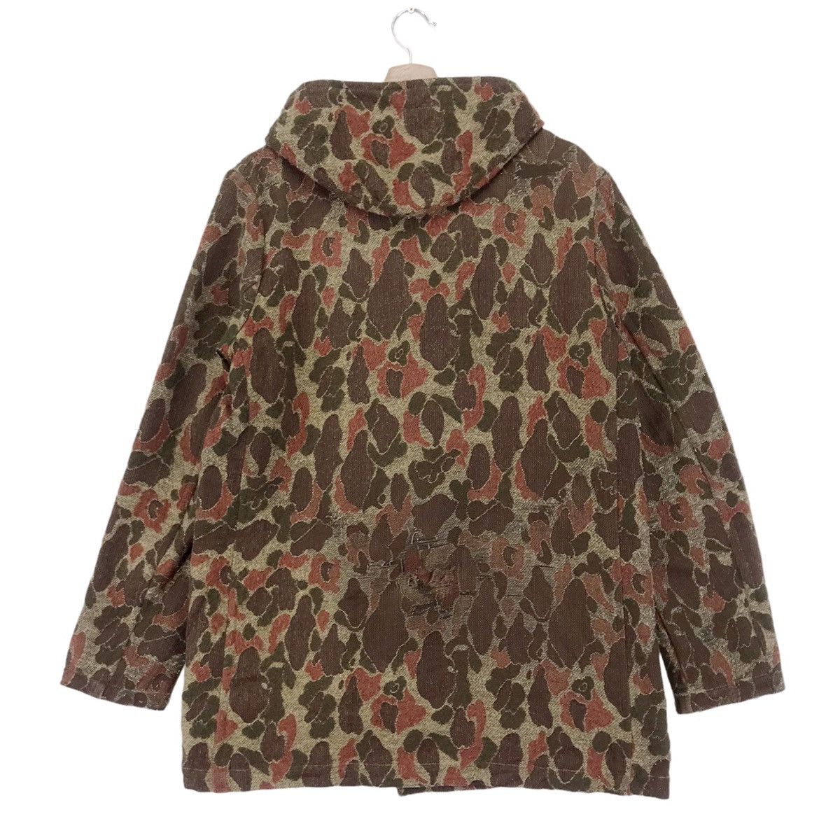 URBAN RESEARCH DOORS Red Seal Distressed Duck Camo Wool Jacket Size US M / EU 48-50 / 2 - 8 Thumbnail