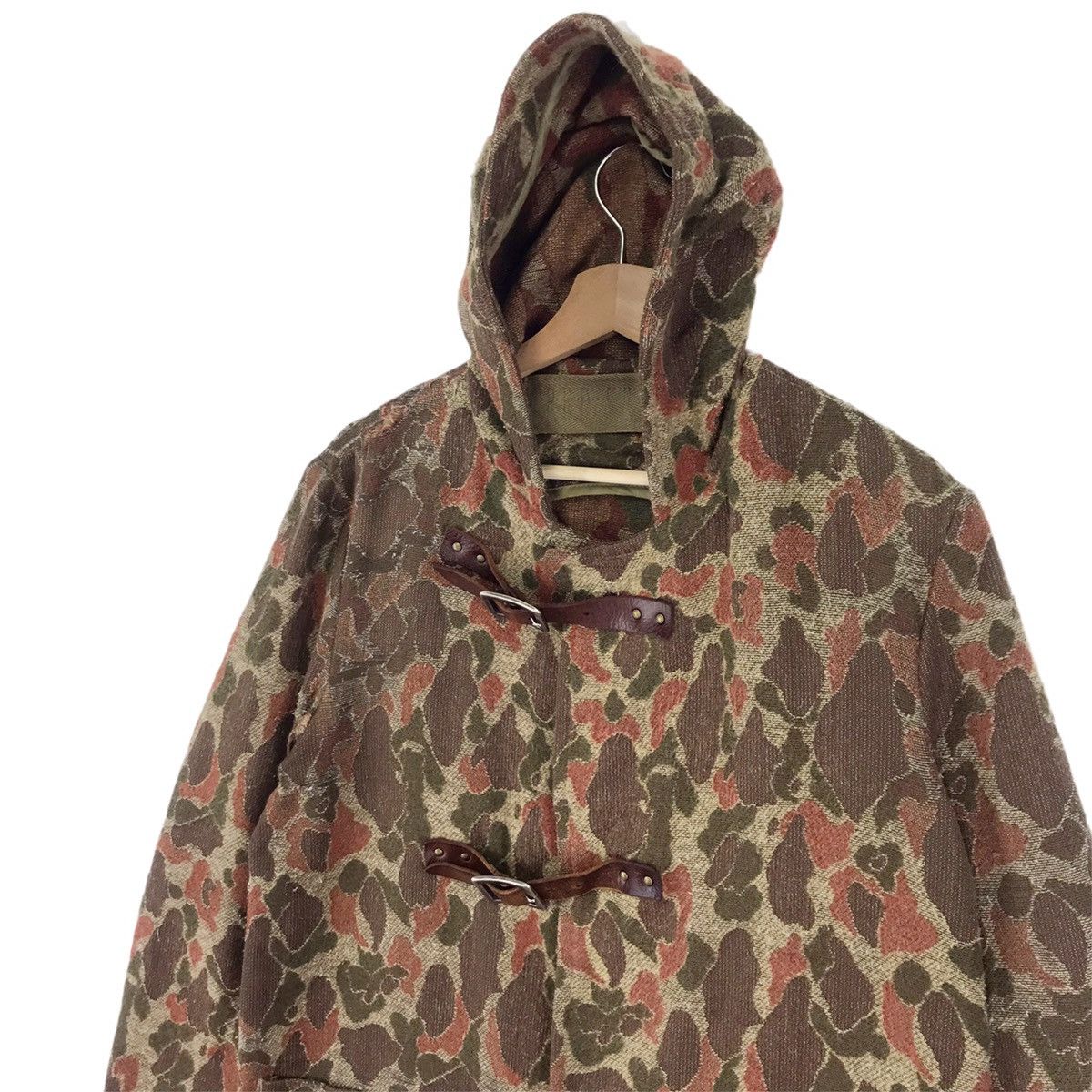 URBAN RESEARCH DOORS Red Seal Distressed Duck Camo Wool Jacket Size US M / EU 48-50 / 2 - 5 Thumbnail