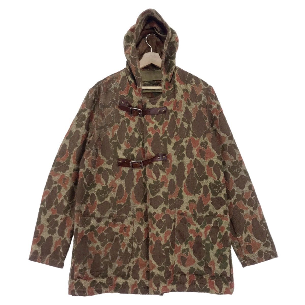 URBAN RESEARCH DOORS Red Seal Distressed Duck Camo Wool Jacket Size US M / EU 48-50 / 2 - 1 Thumbnail