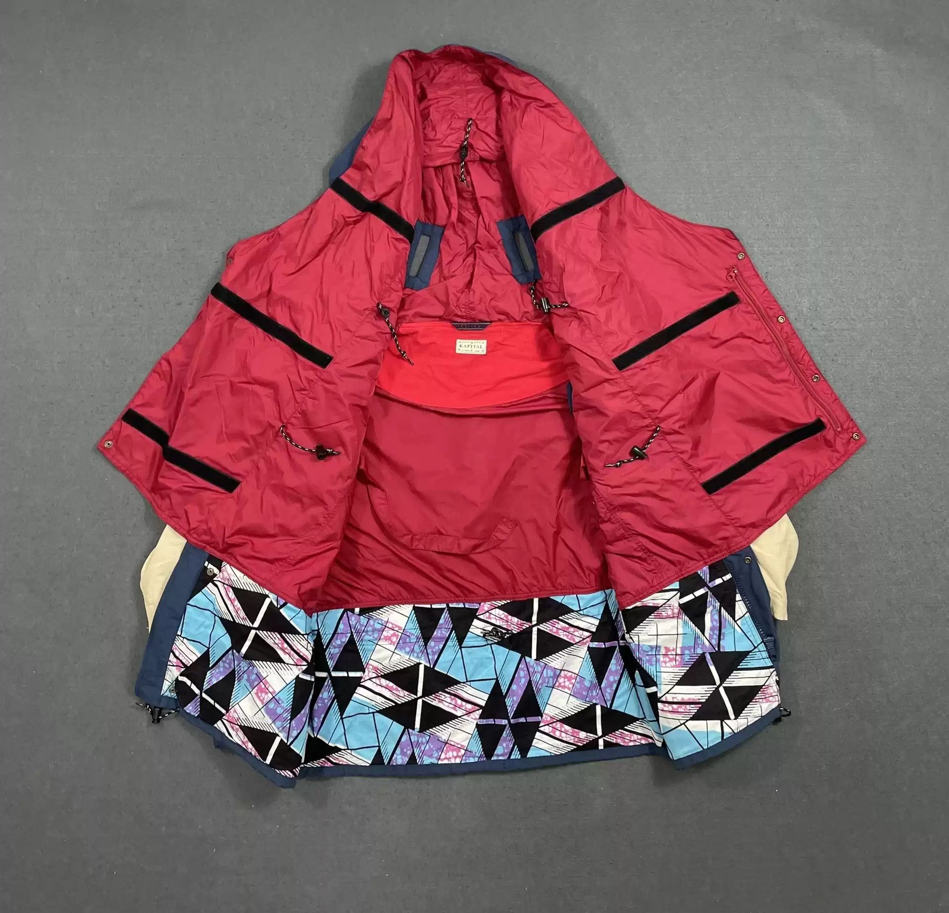 Kapital Kapital Kama Kura Windbreaker Size US L / EU 52-54 / 3 - 3 Thumbnail
