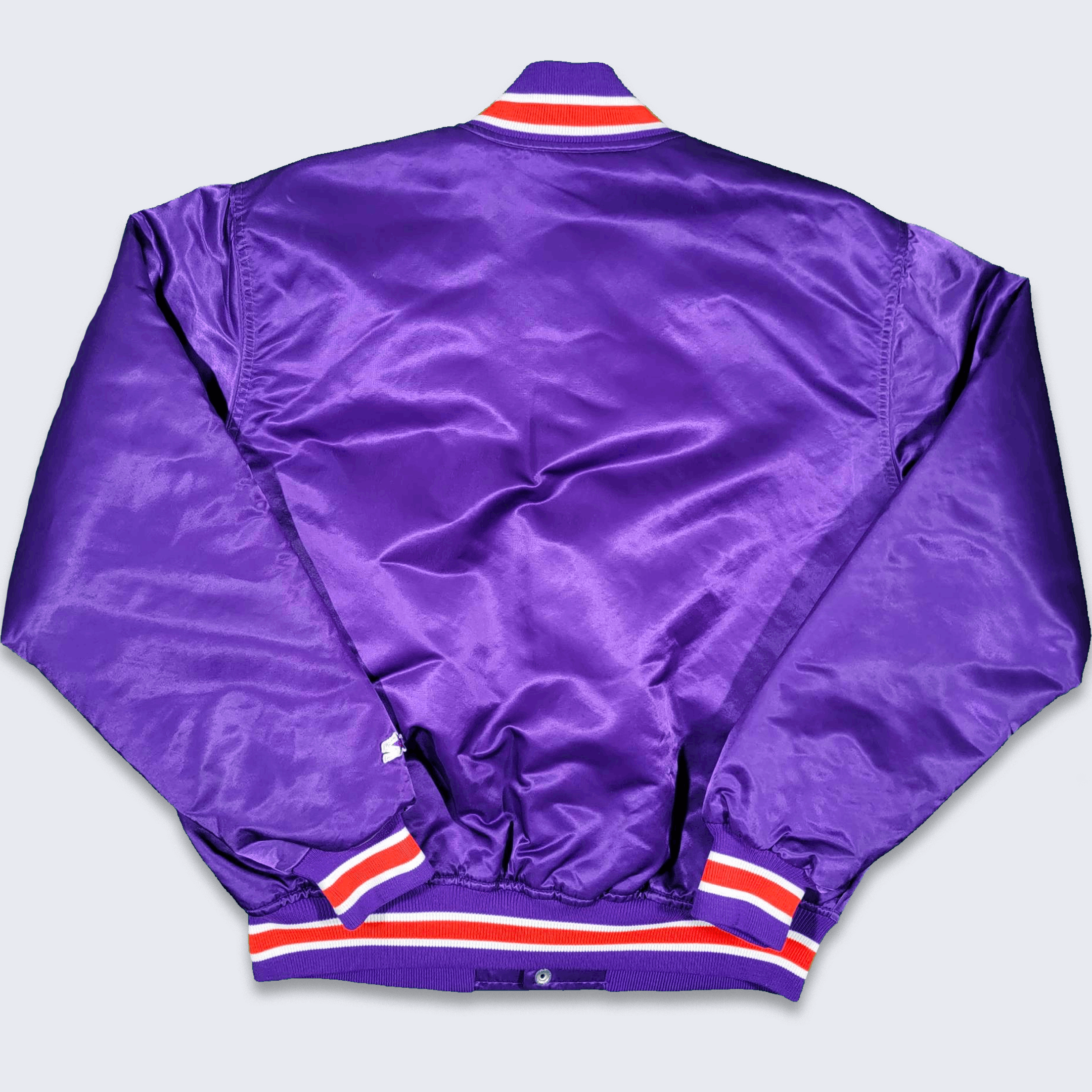 NBA × Starter × Vintage Phoenix Suns Vintage 80s Starter Satin Bomber Jacket Size US XL / EU 56 / 4 - 2 Thumbnail