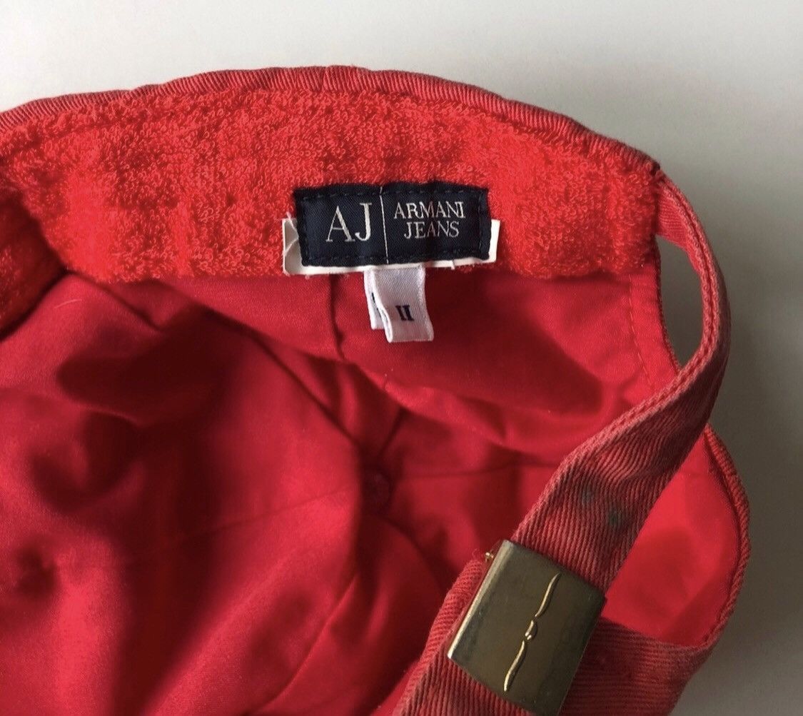 Armani × Vintage Armani Jeans cap🧢 Size ONE SIZE - 7 Thumbnail