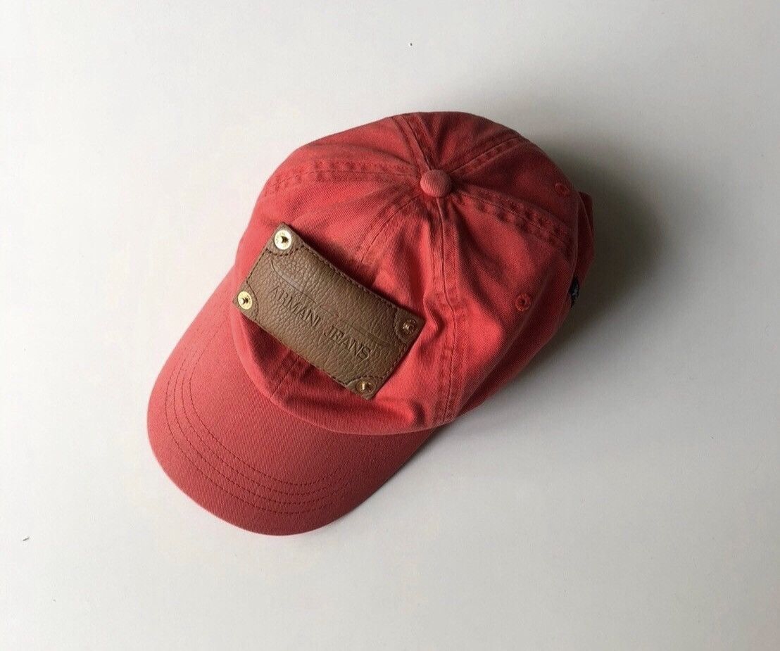 Armani × Vintage Armani Jeans cap🧢 Size ONE SIZE - 6 Thumbnail