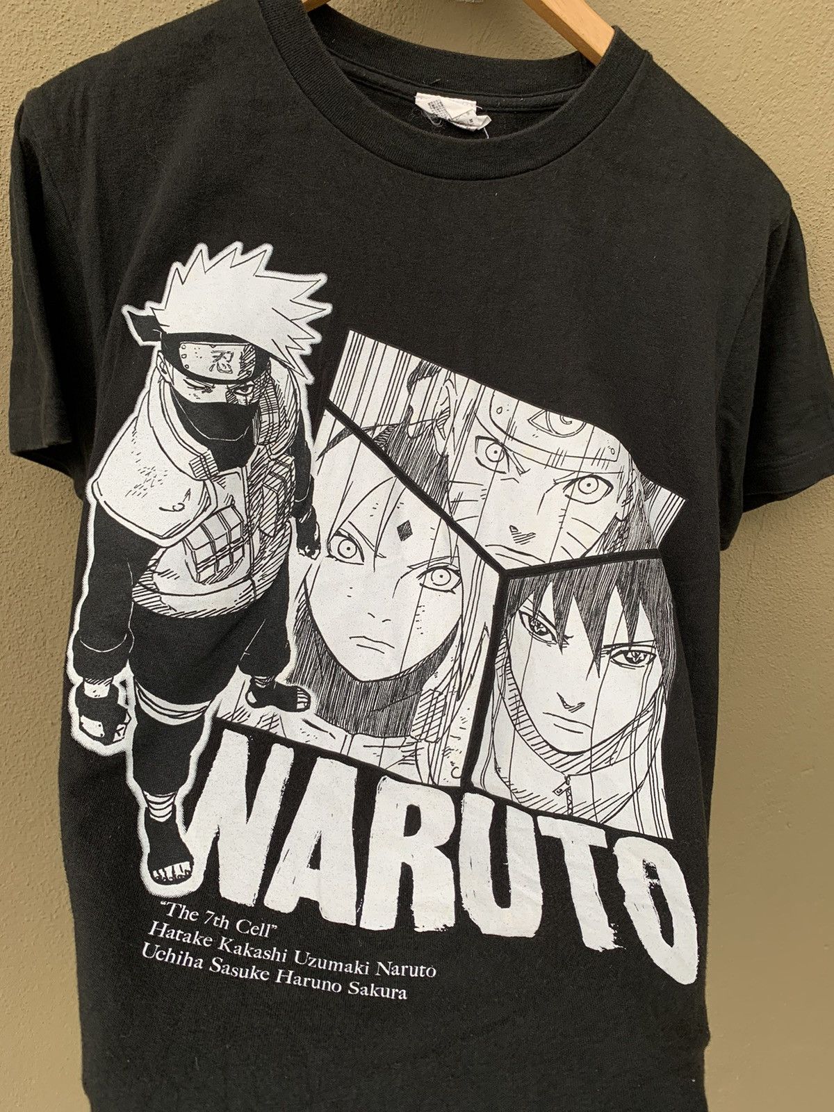 Anime Vintage Naruto Shippuden Sasuke kakashi Anime Printed Tee Size US M / EU 48-50 / 2 - 2 Thumbnail