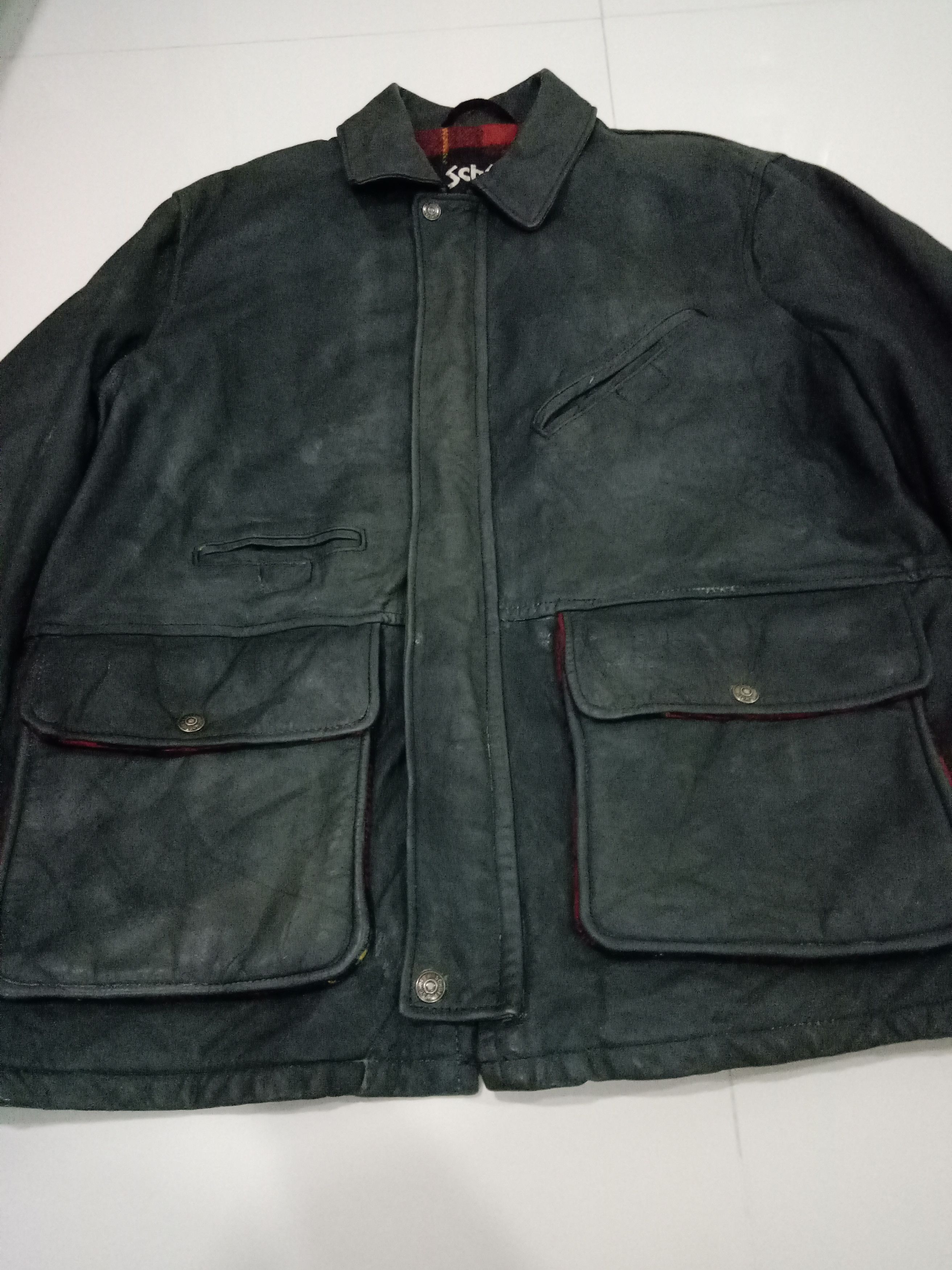 Schott × Vintage Vintage Schoot Leather Jacket Size US L / EU 52-54 / 3 - 3 Thumbnail