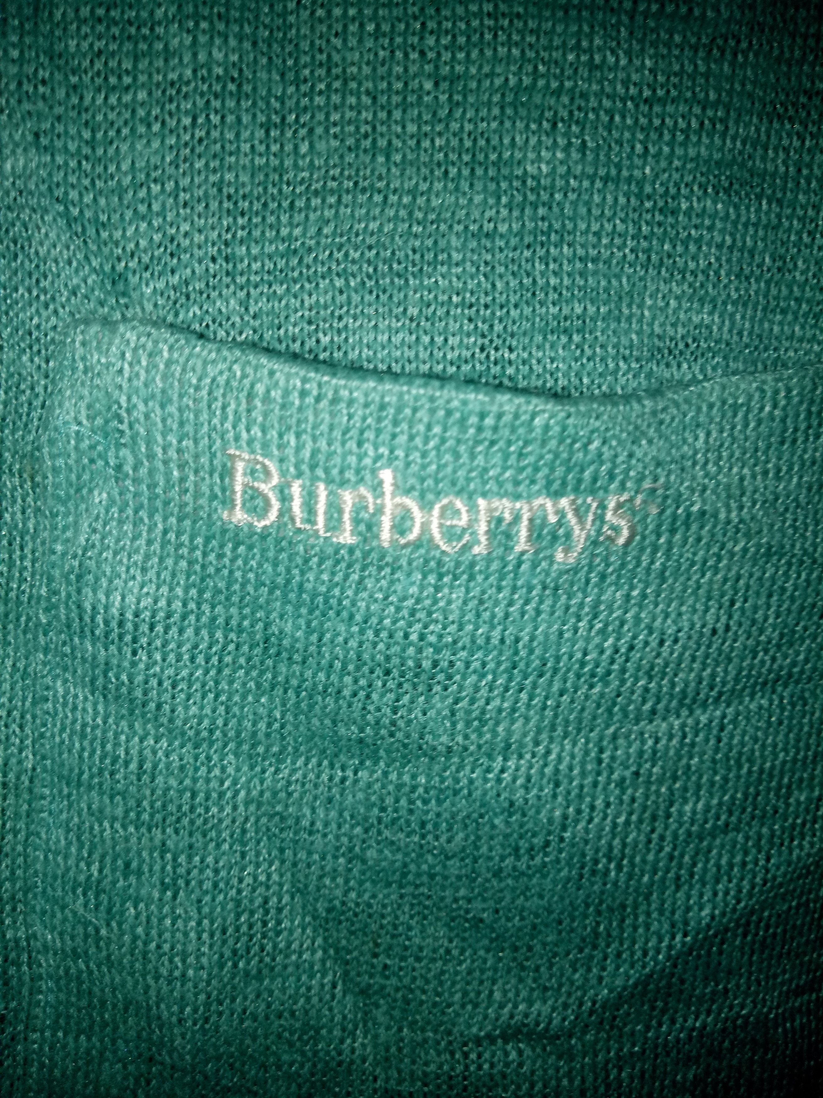 Burberry × Vintage Vintage Burberrys Irish Linen Sweatshirt Shortsleeve Size US M / EU 48-50 / 2 - 4 Thumbnail