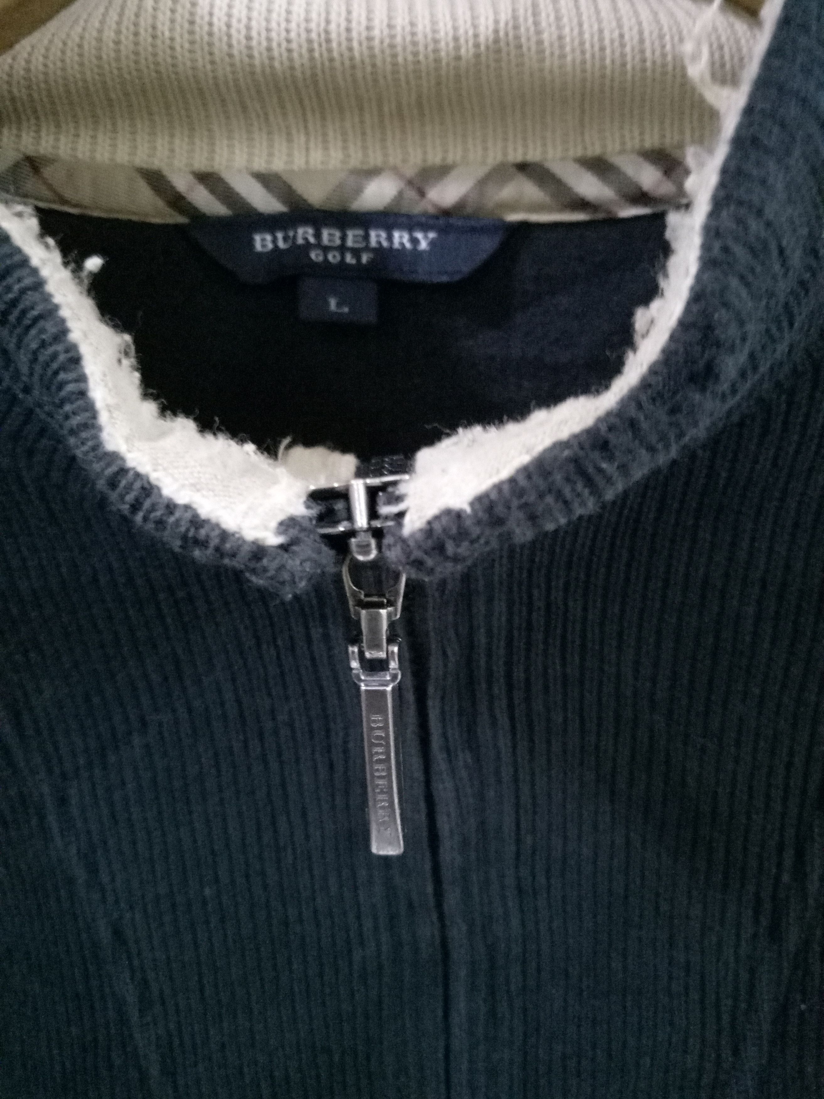 Burberry × Vintage Burberry Golf Sweatshirt Half Zipper Size US L / EU 52-54 / 3 - 3 Thumbnail