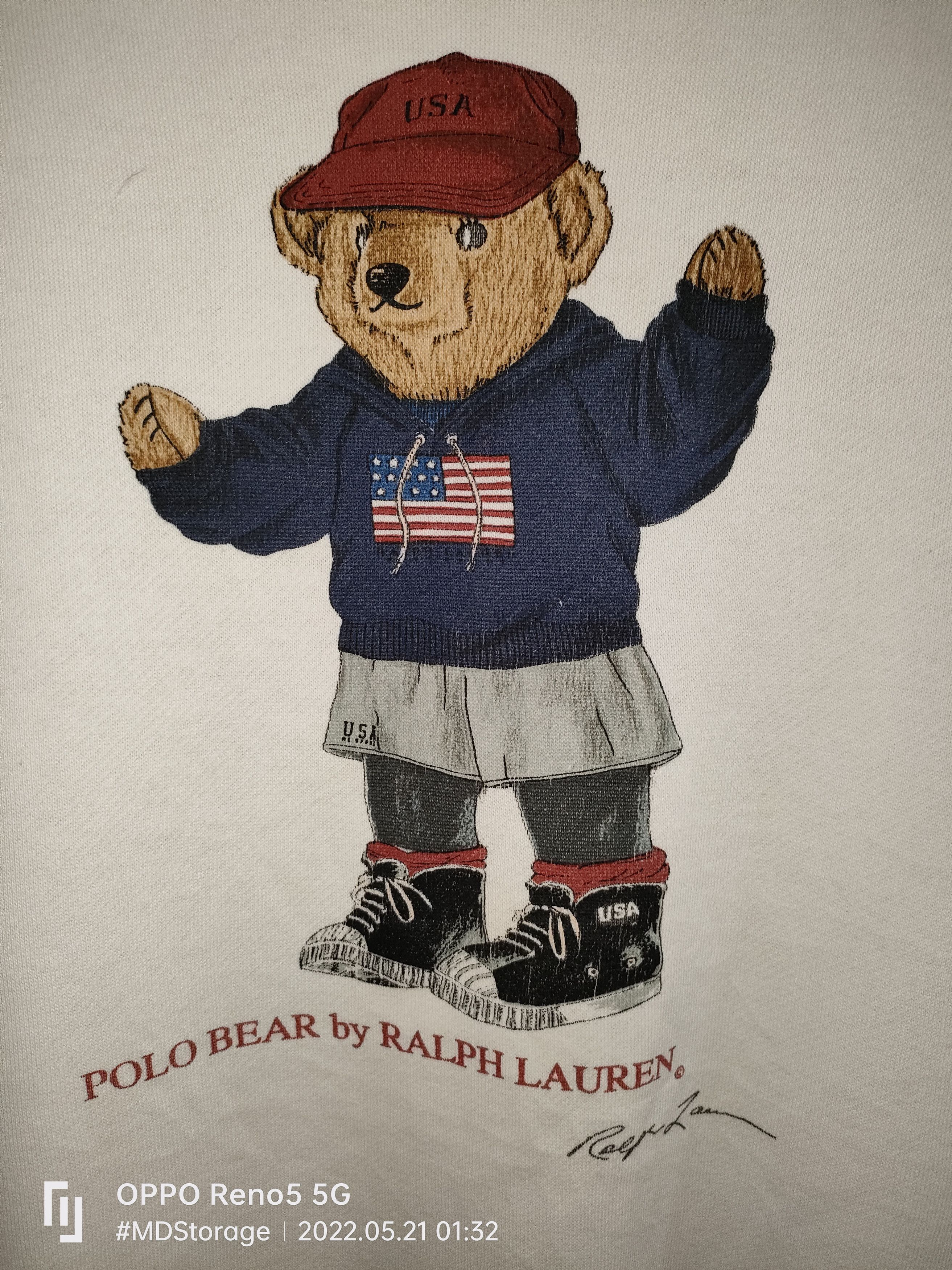 Polo Ralph Lauren Vintage Distressed Polo Bear by Ralph Lauren Size US M / EU 48-50 / 2 - 3 Thumbnail