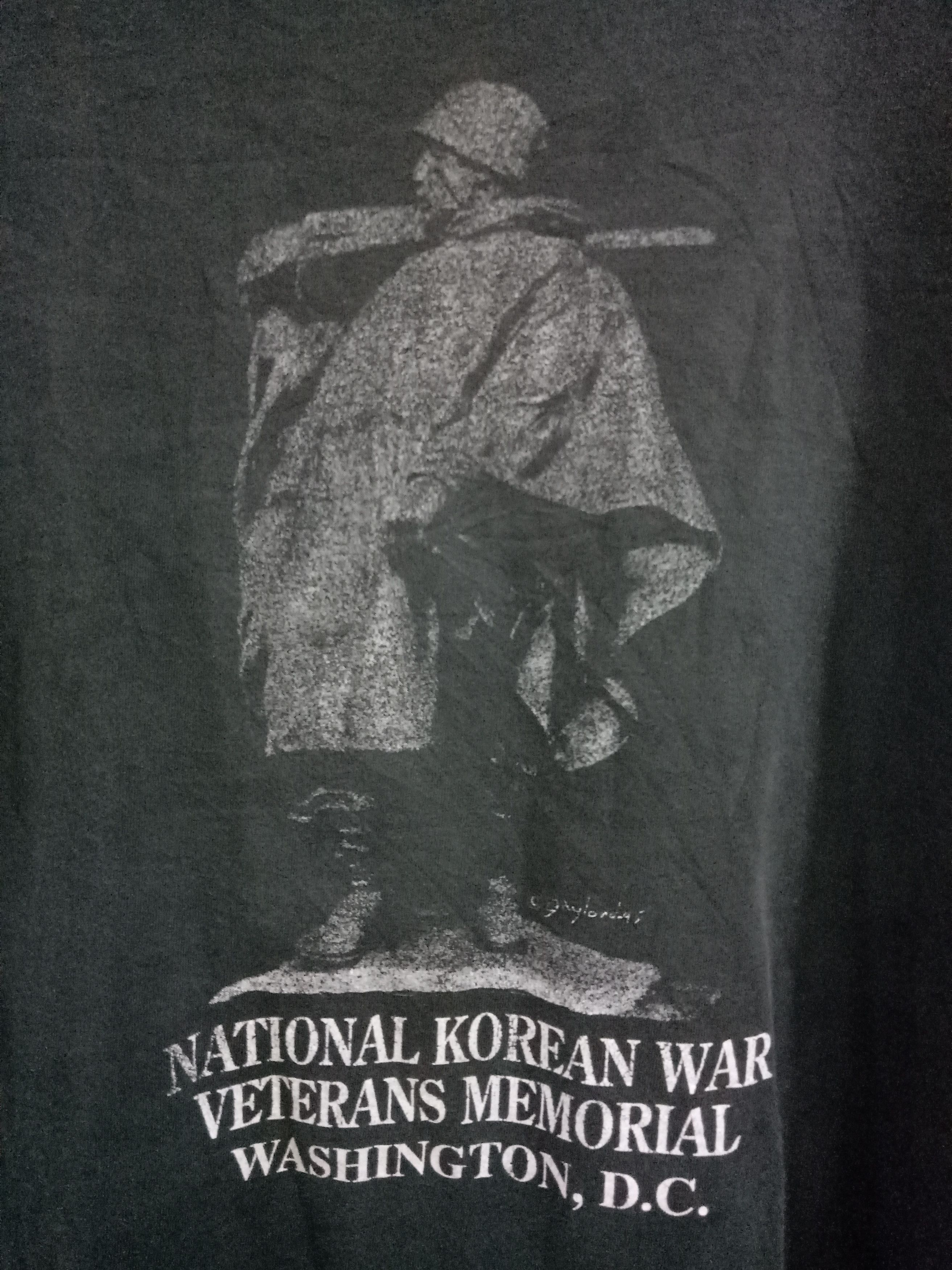 Vintage Vintage National Korean War Veterens Memorial Size US XL / EU 56 / 4 - 3 Thumbnail