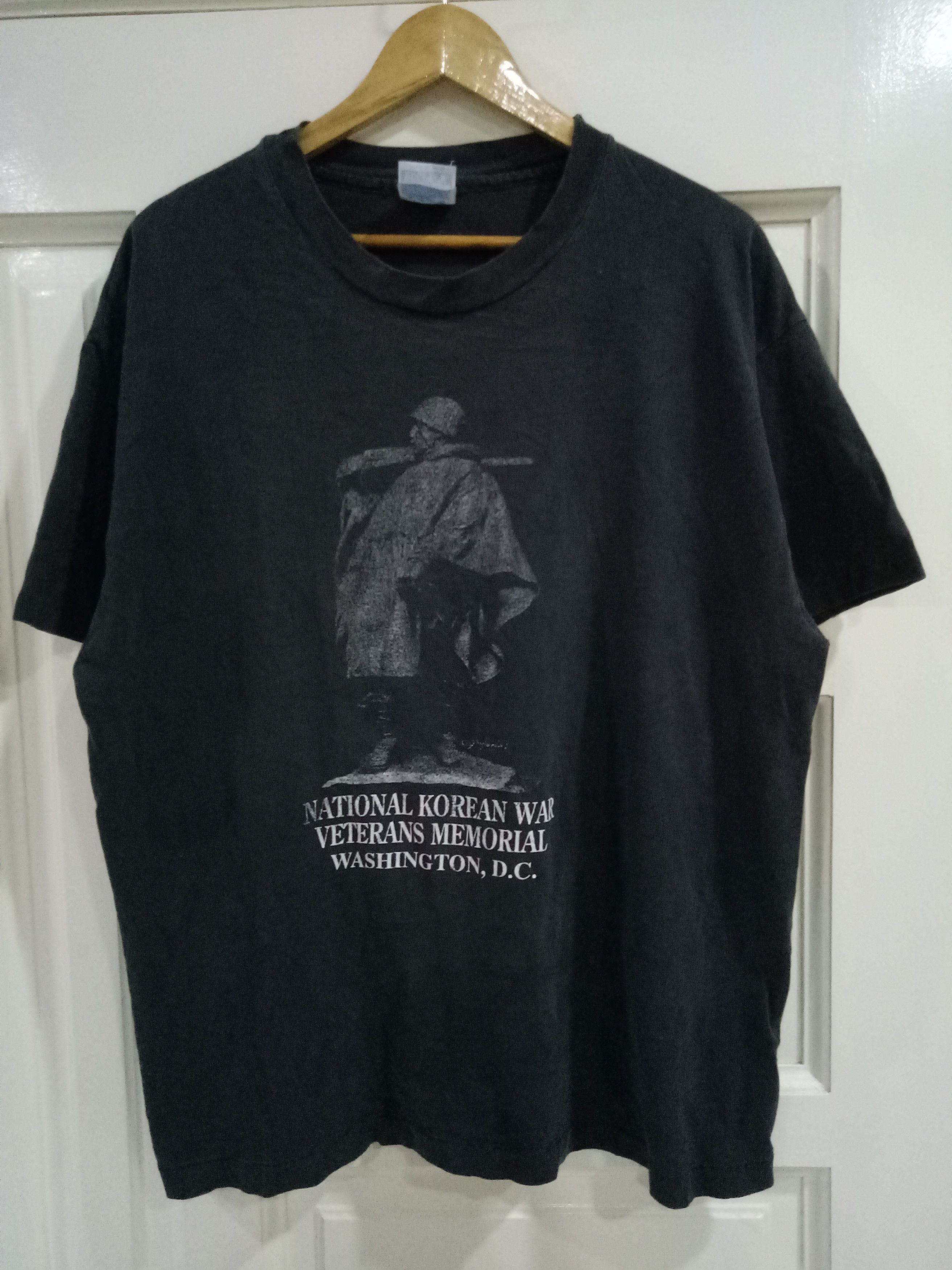 Vintage Vintage National Korean War Veterens Memorial Size US XL / EU 56 / 4 - 1 Thumbnail