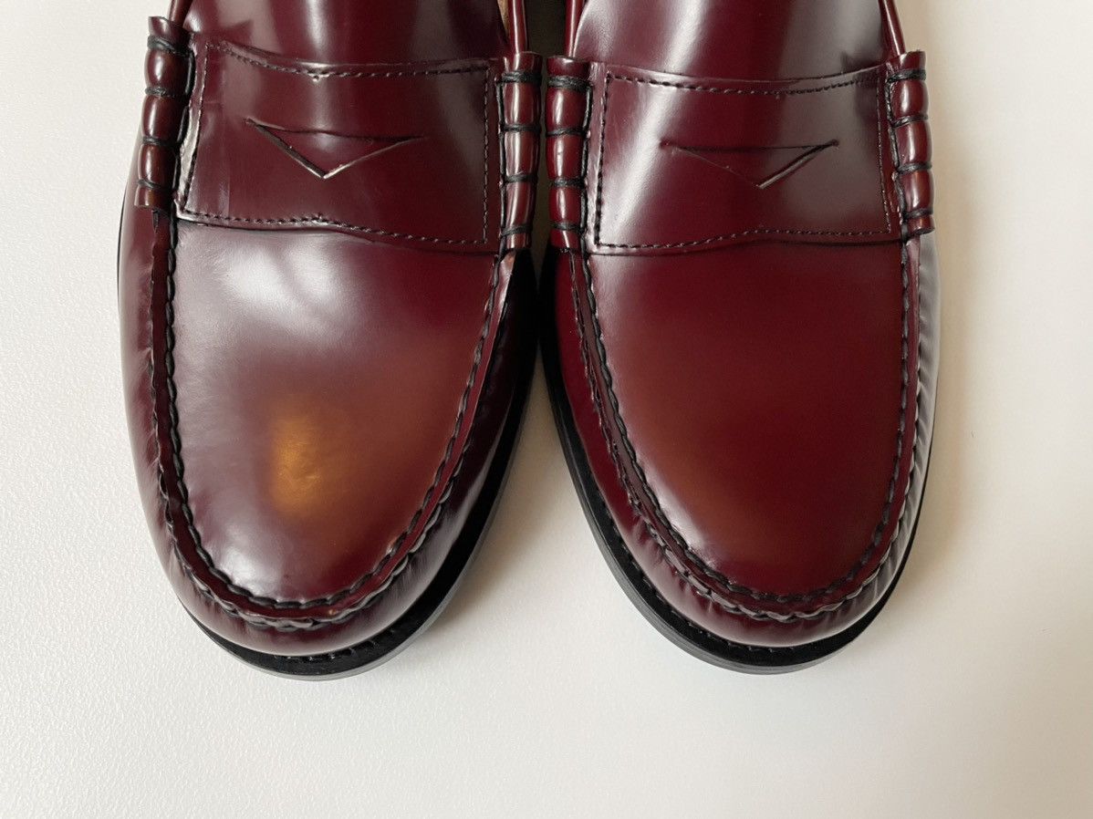 Prada Polished Oxblood Leather Loafers Size US 9 / EU 42 - 6 Thumbnail