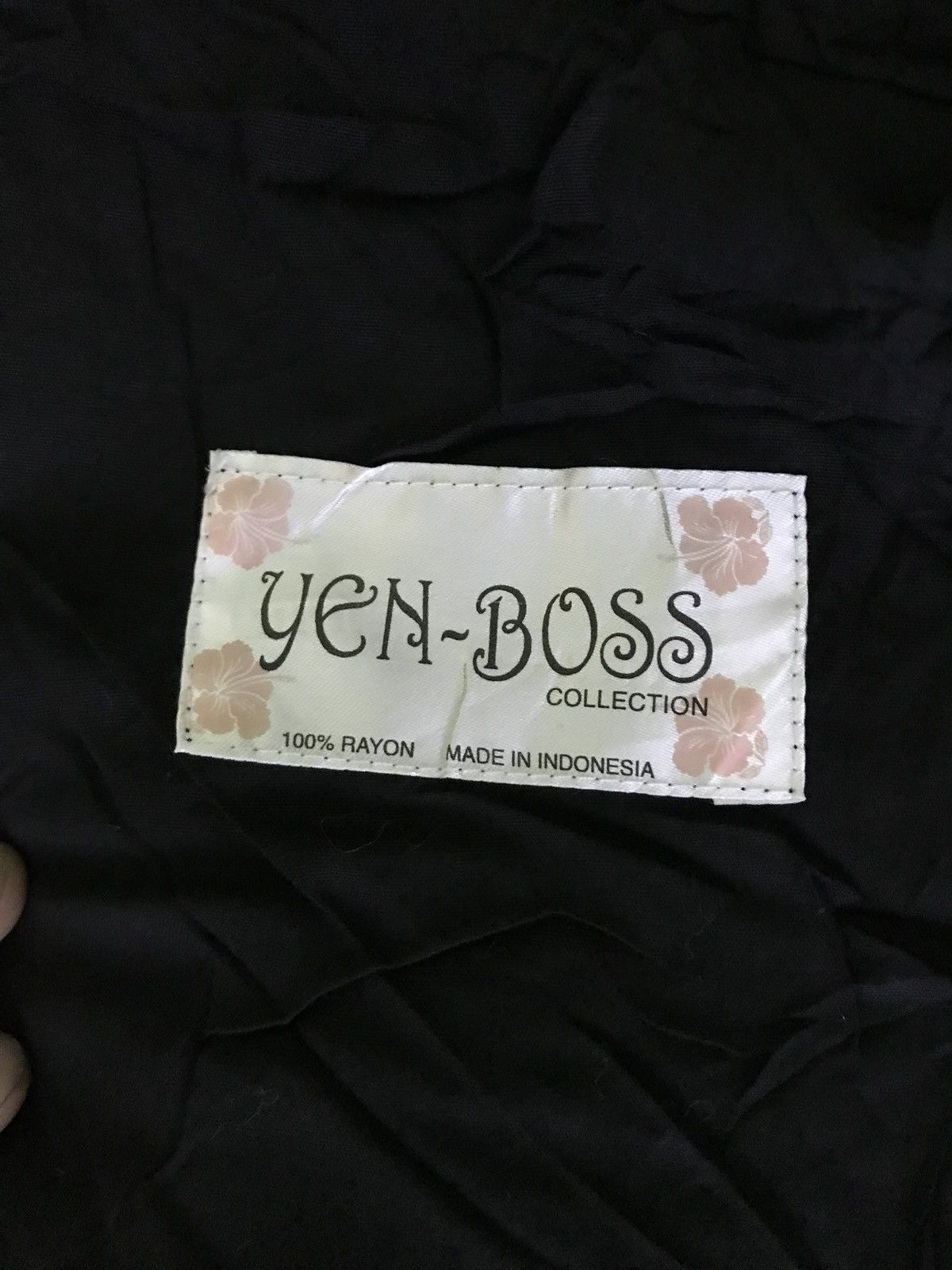 Japanese Brand Yen Boss Patch Work Art Design Rayon Hooded Jackets Size US XL / EU 56 / 4 - 5 Thumbnail