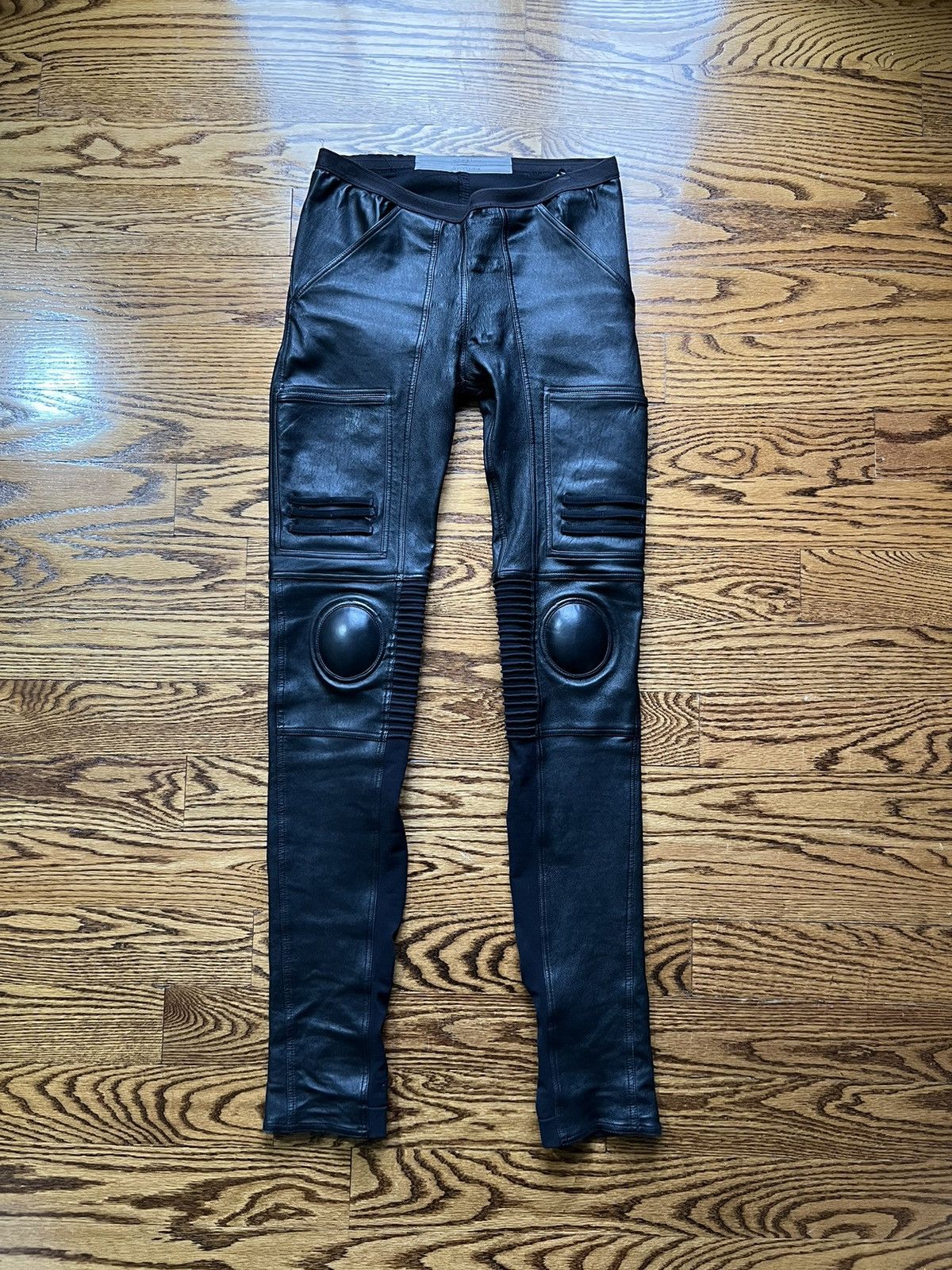 Rick Owens Rick Owens Leather Nagakin leggings | Grailed