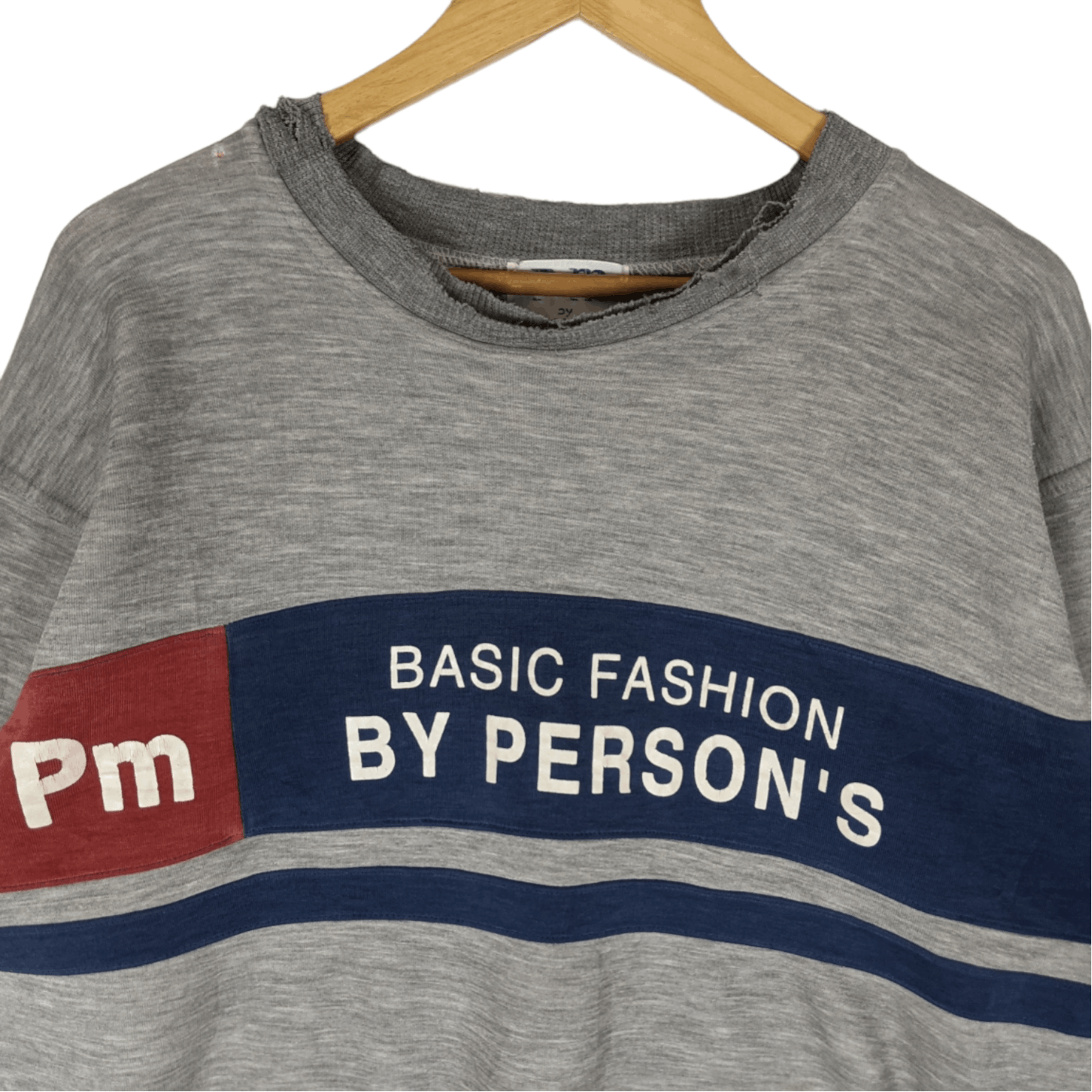 PERSON'S Vintage 80's PERSON'S Crewneck Jumper Sweatshirt Size US L / EU 52-54 / 3 - 4 Thumbnail