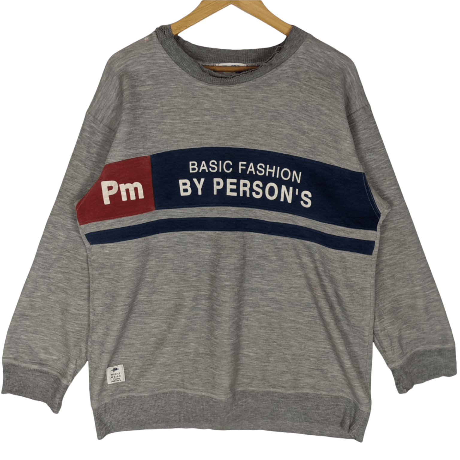 PERSON'S Vintage 80's PERSON'S Crewneck Jumper Sweatshirt Size US L / EU 52-54 / 3 - 2 Thumbnail