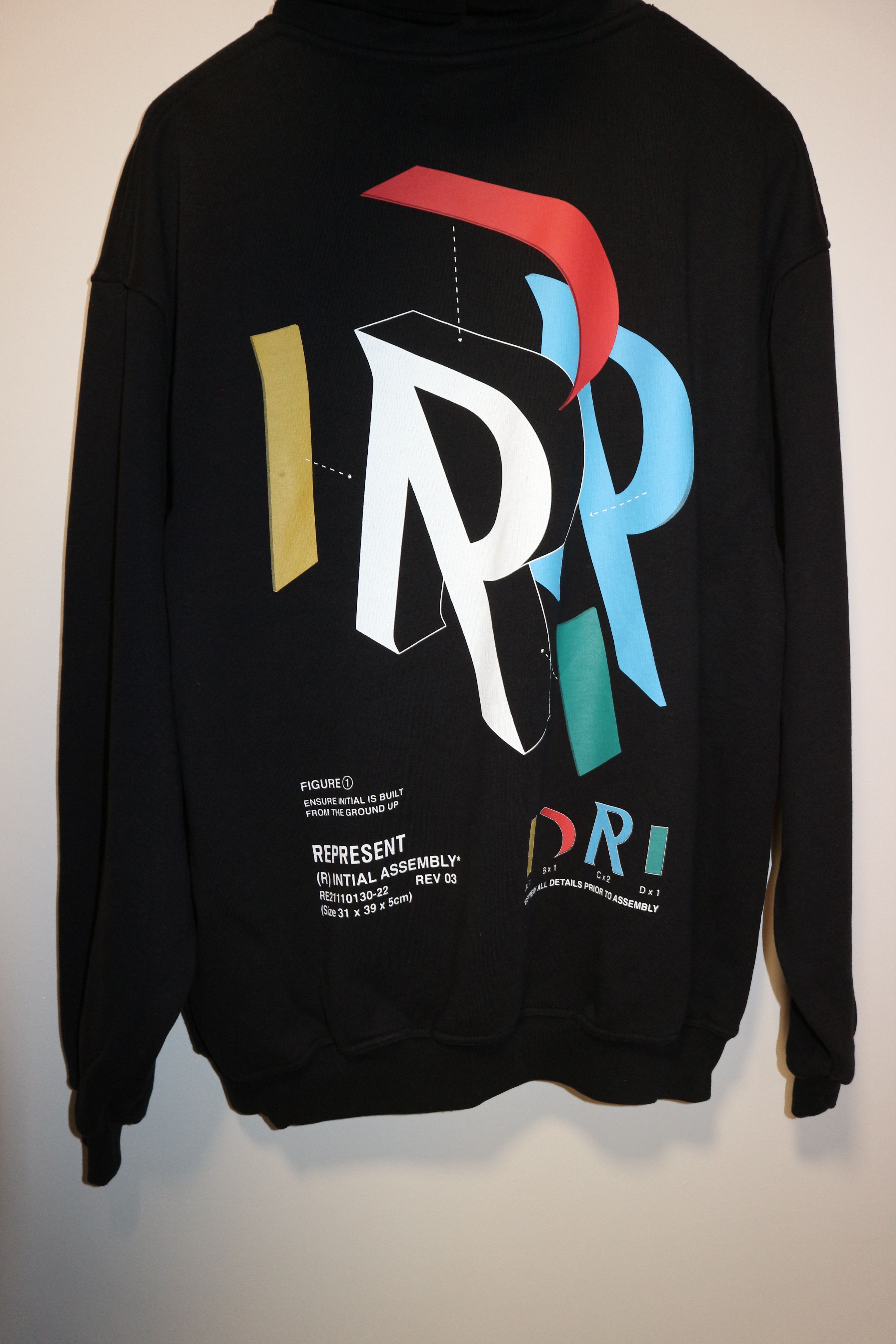 Represent Clo. INITIAL ASSEMBLY HOODIE Size US M / EU 48-50 / 2 - 7 Thumbnail
