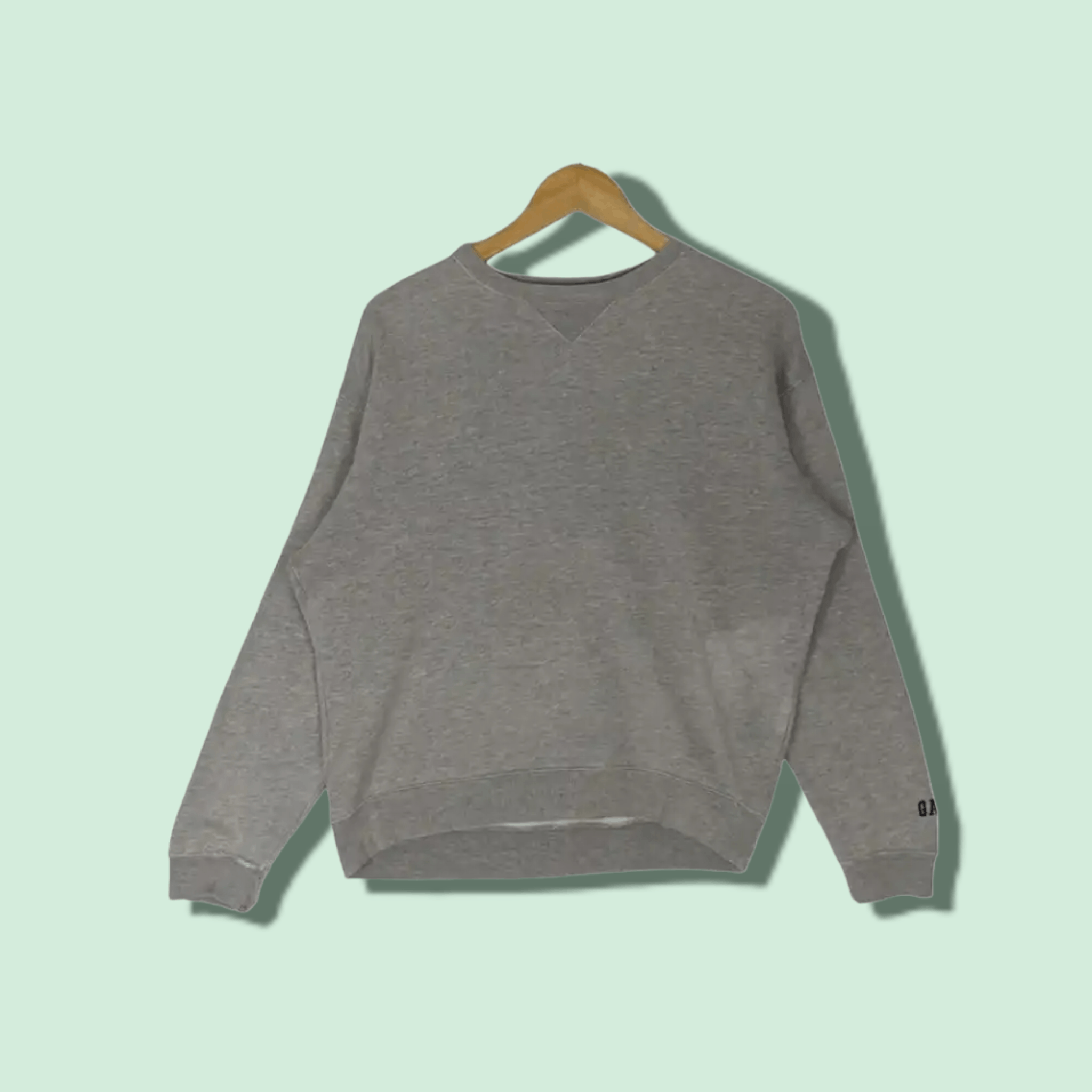 Gap Vintage GAP Plain Crewneck Jumper Sweatshirt Size L / US 10 / IT 46 - 1 Thumbnail