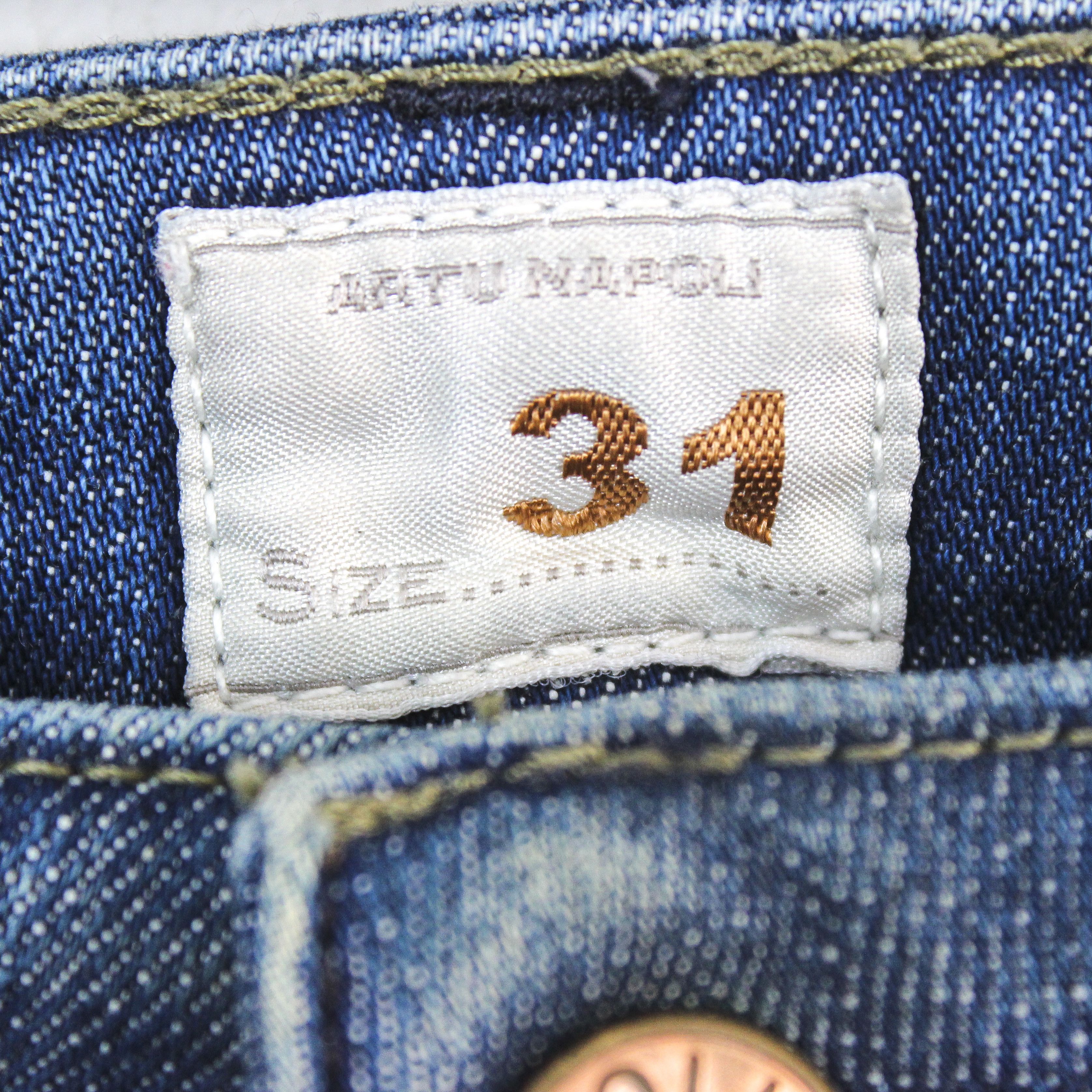 Japanese Brand ARTU NAPOLI Luxury Edition 89 /200 Selvedge Tri Colore Jeans Size US 31 - 7 Thumbnail