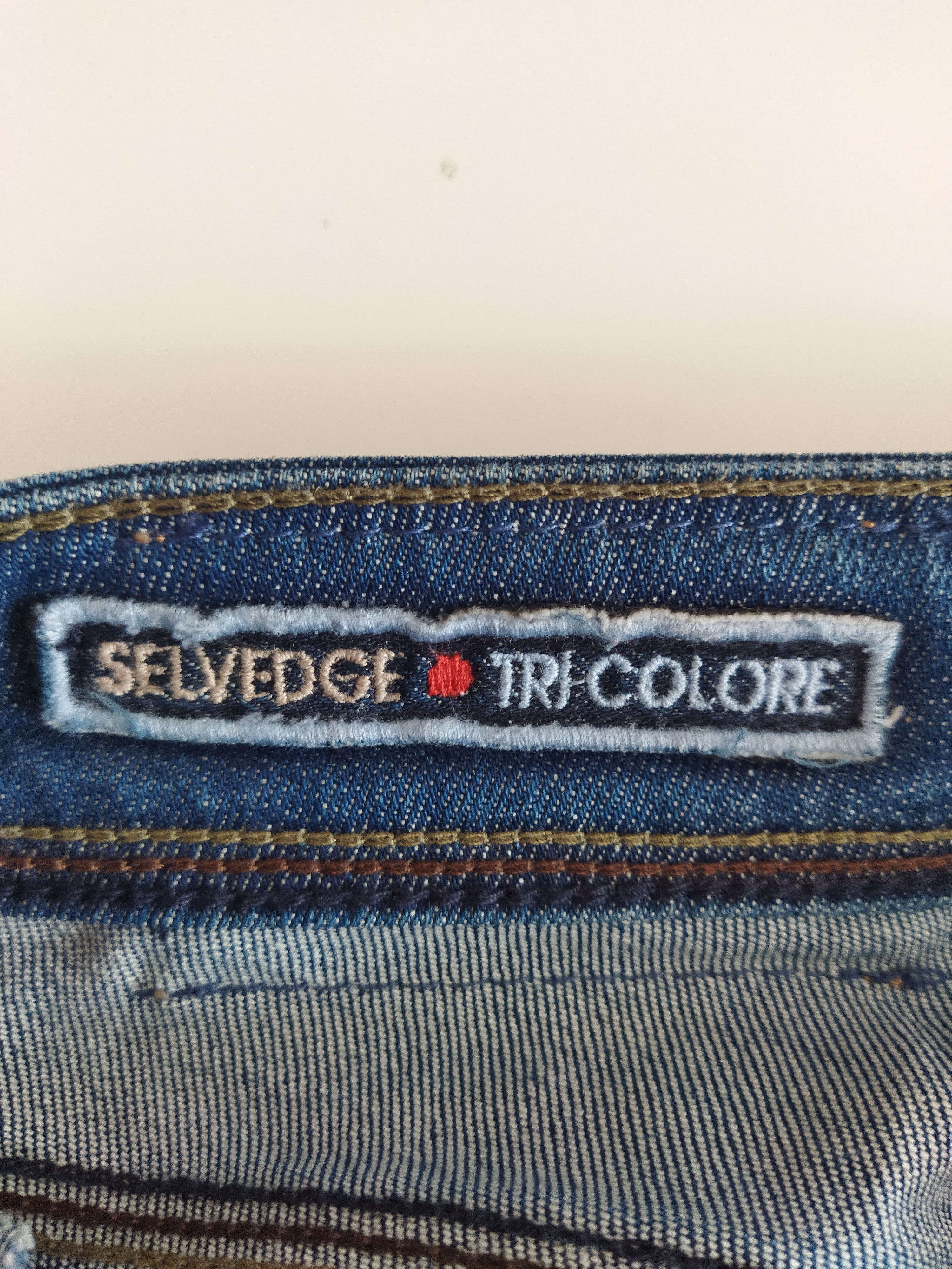 Japanese Brand ARTU NAPOLI Luxury Edition 89 /200 Selvedge Tri Colore Jeans Size US 31 - 5 Thumbnail