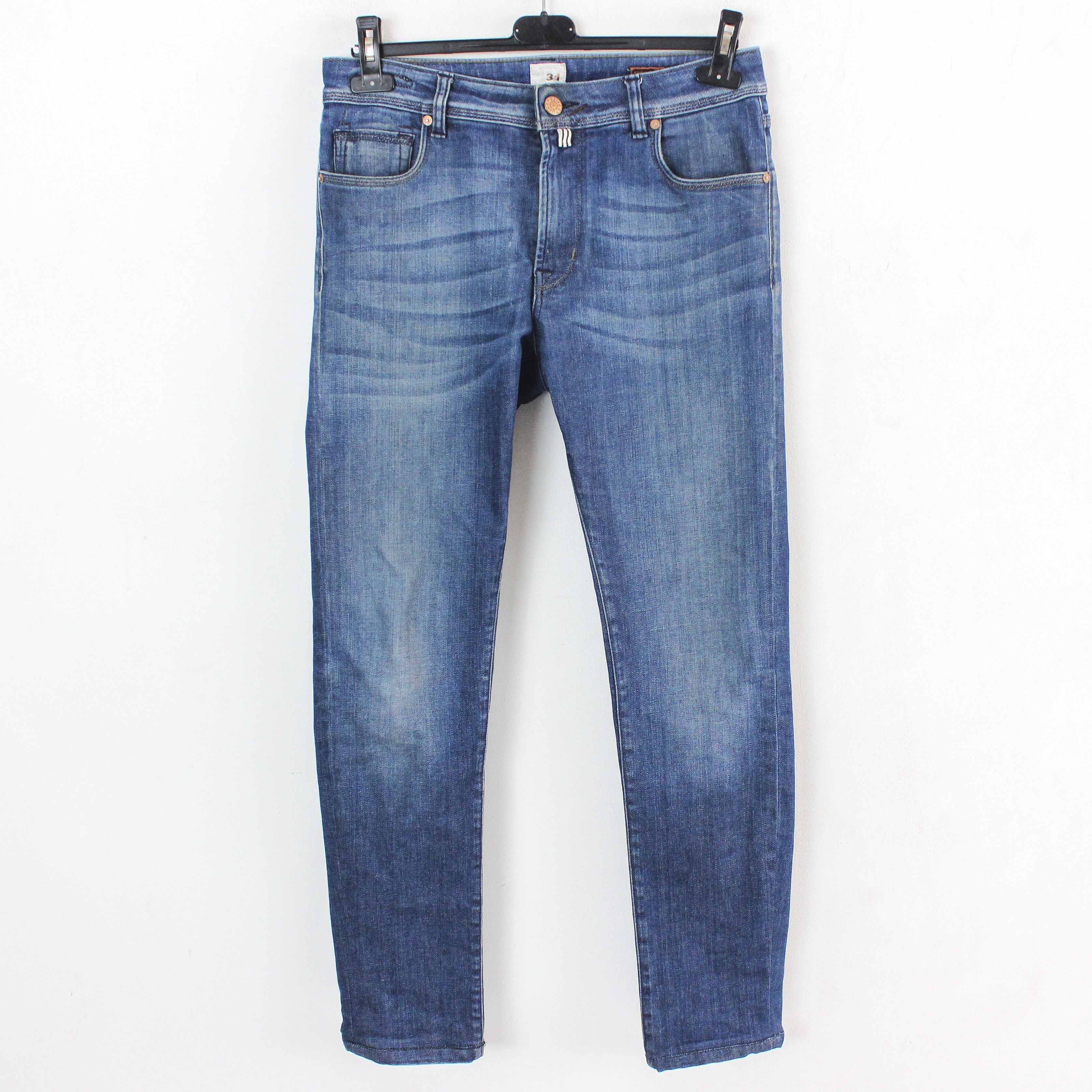 Japanese Brand ARTU NAPOLI Luxury Edition 89 /200 Selvedge Tri Colore Jeans Size US 31 - 1 Thumbnail