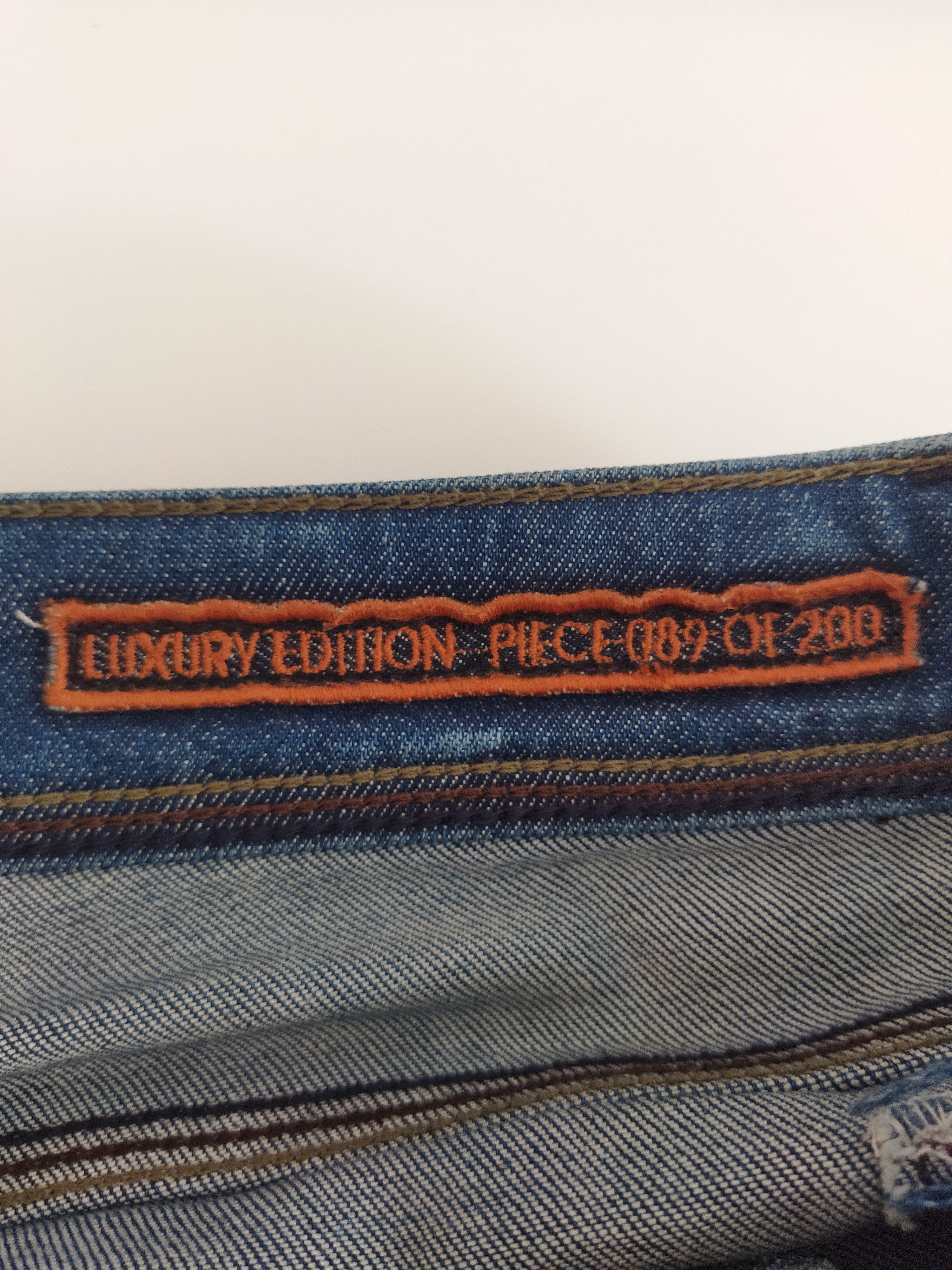 Japanese Brand ARTU NAPOLI Luxury Edition 89 /200 Selvedge Tri Colore Jeans Size US 31 - 6 Thumbnail