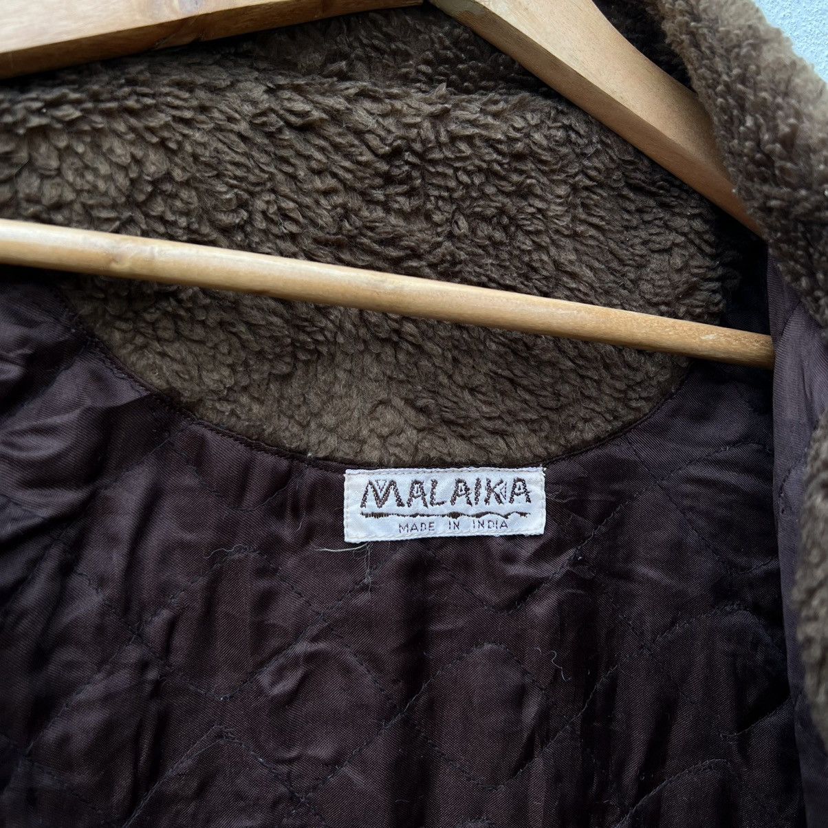 Japanese Brand MALAIKA PATCHWORK LONG JACKET INSPIRED BY BLUE BLUE JAPAN Size US M / EU 48-50 / 2 - 12 Thumbnail