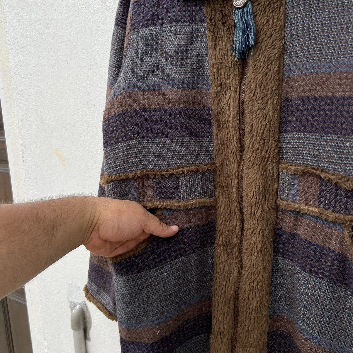 Japanese Brand MALAIKA PATCHWORK LONG JACKET INSPIRED BY BLUE BLUE JAPAN Size US M / EU 48-50 / 2 - 6 Thumbnail