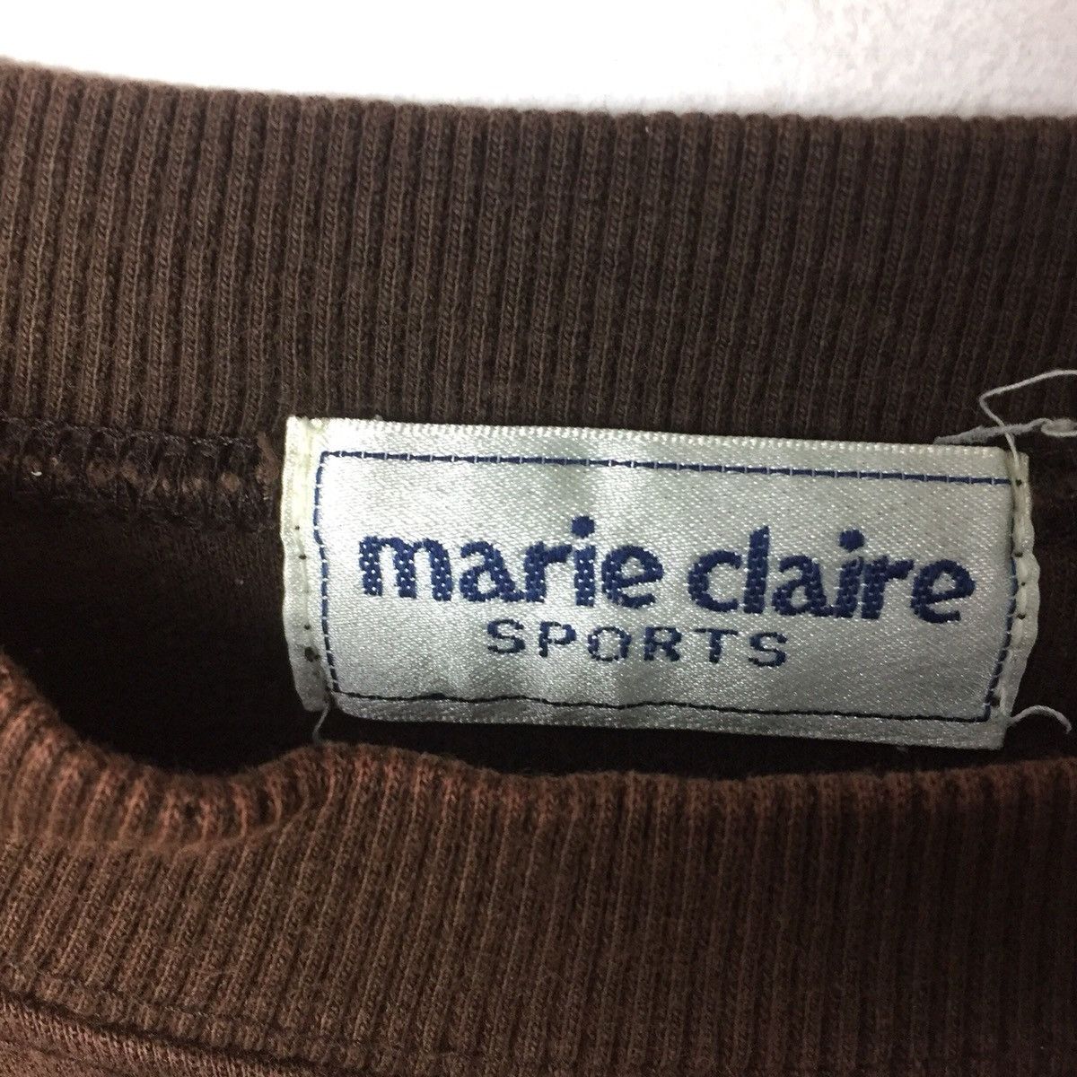 Vintage Marie claire Long sleeve Sweatshirt big logo jumper Size US M / EU 48-50 / 2 - 2 Thumbnail