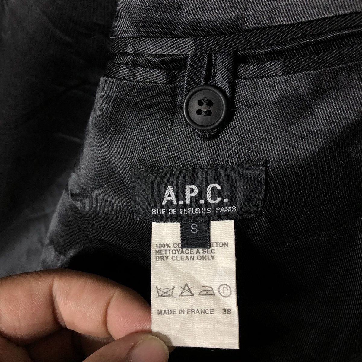 A.P.C. CASUAL COAT DOUBLE BREAST A.P.C. RUE DE FLEURUS PARIS Size US S / EU 44-46 / 1 - 9 Thumbnail